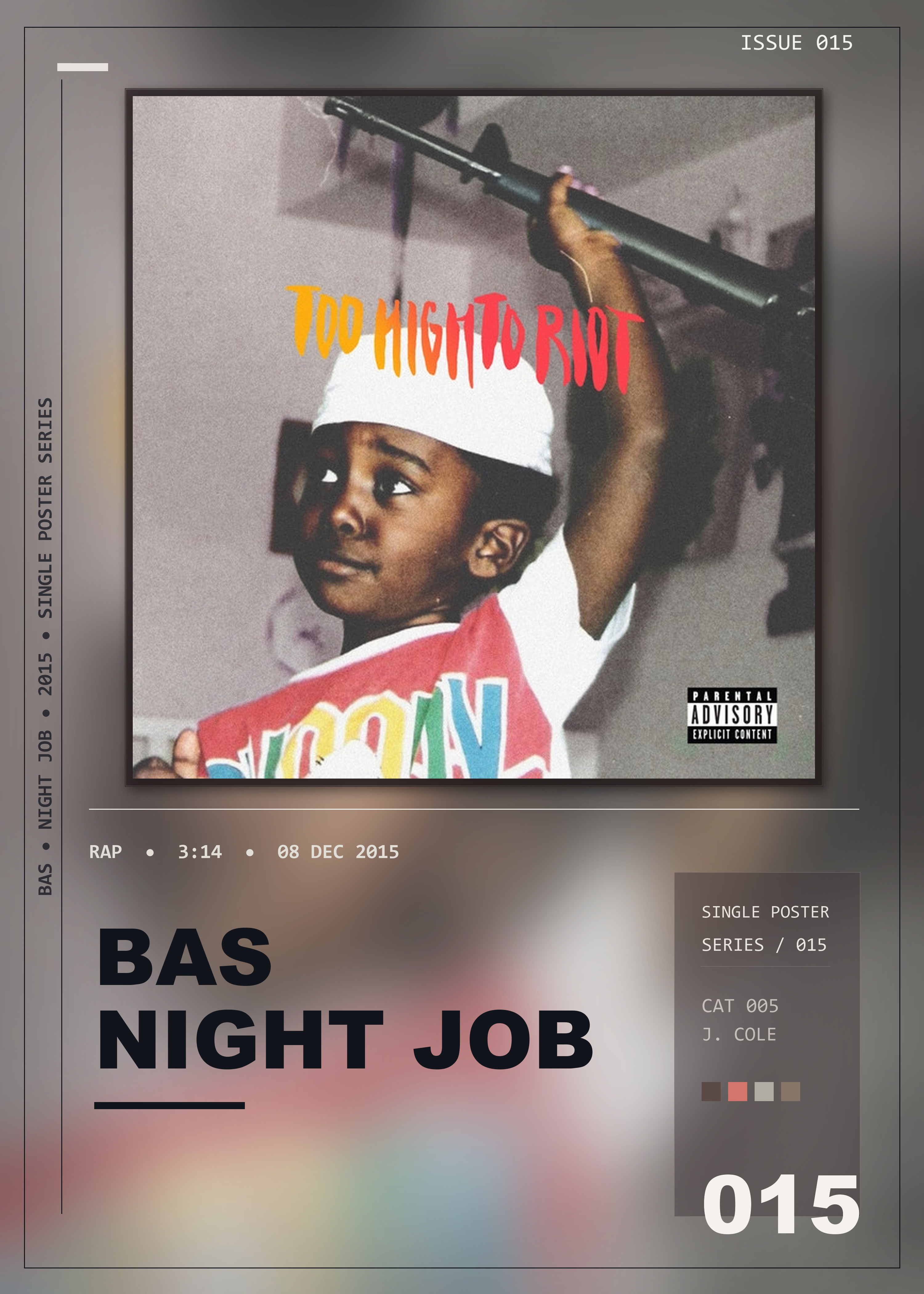 Music poster: Bas - Night Job
