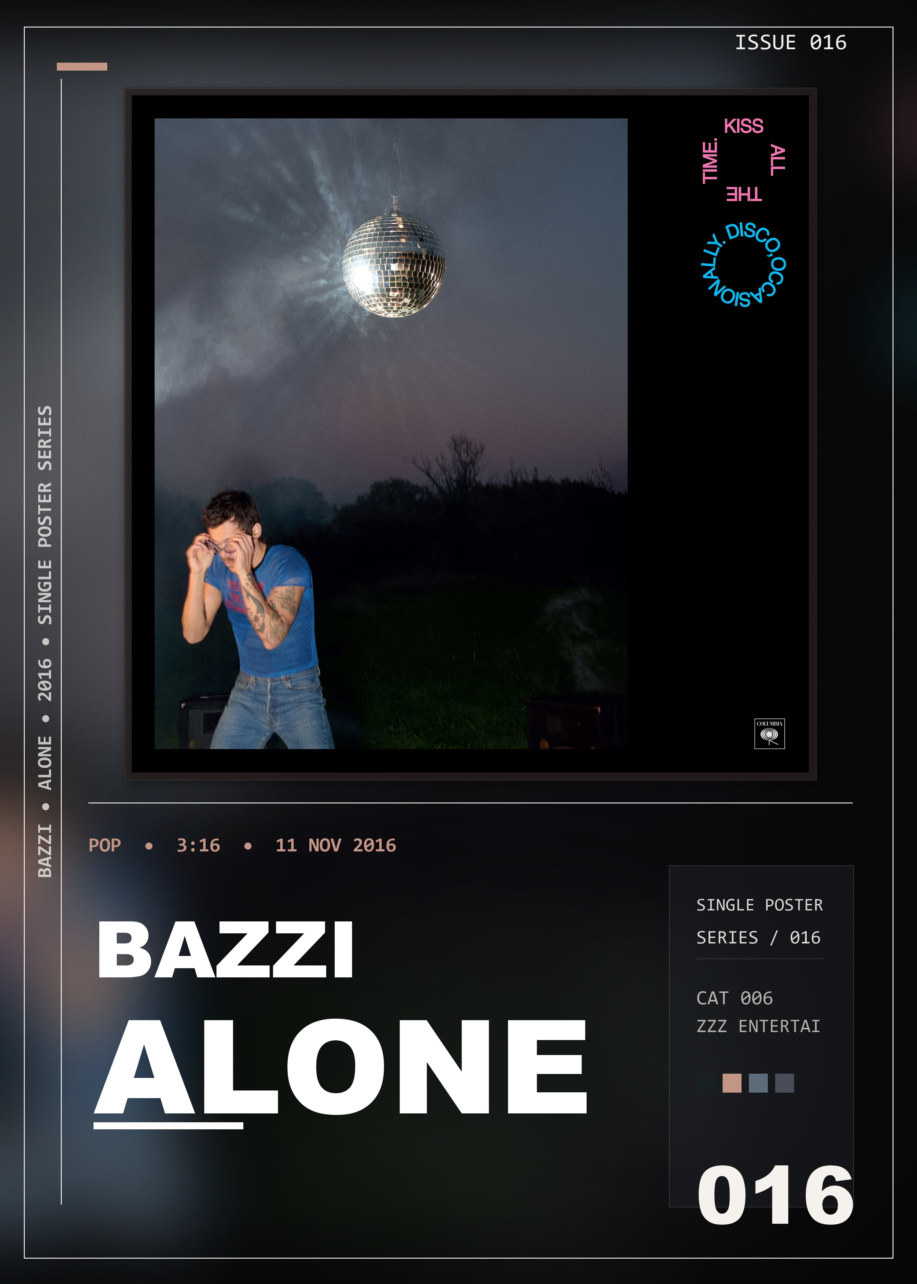 Music poster: Bazzi - Alone