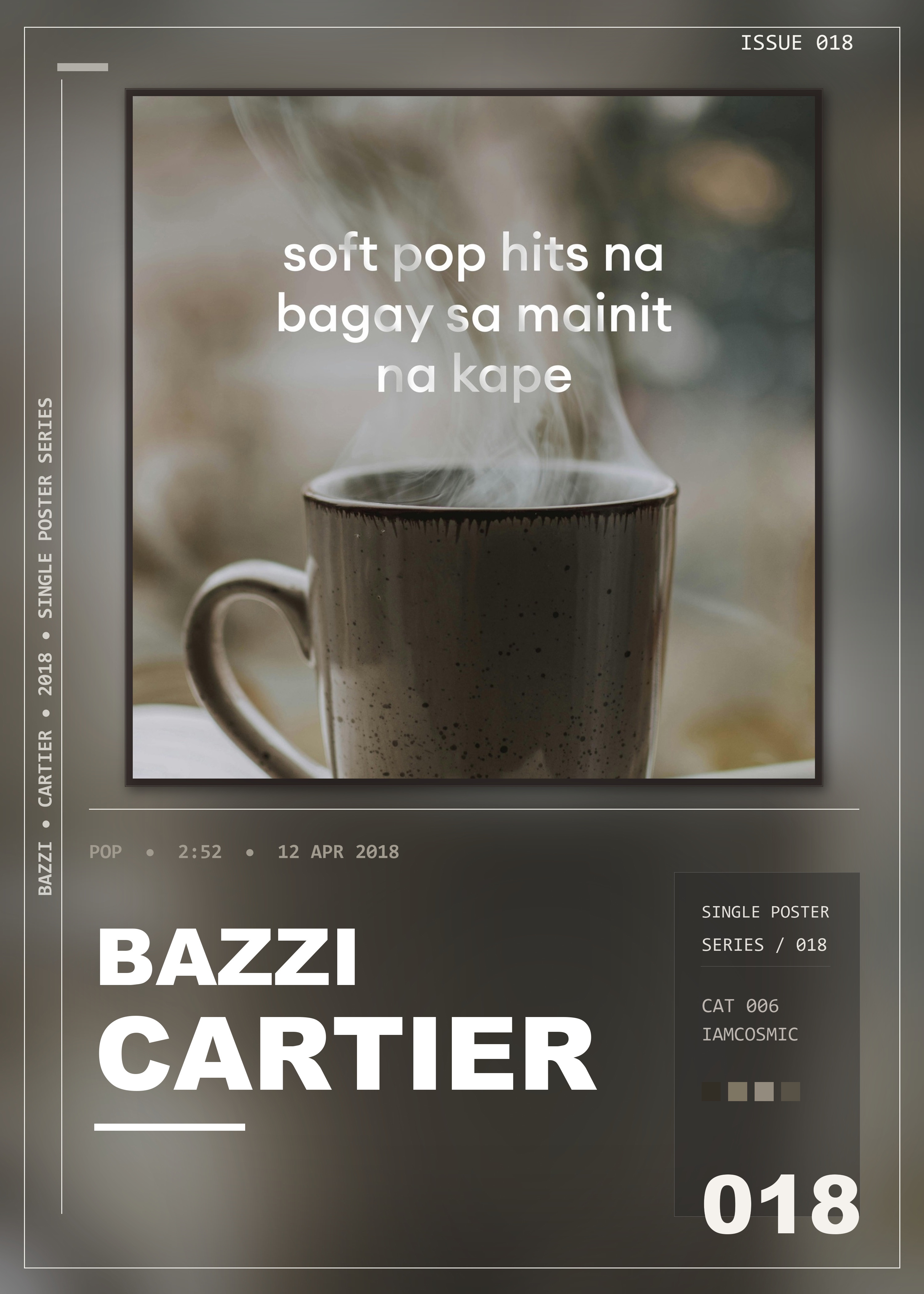 Music poster: Bazzi - Cartier