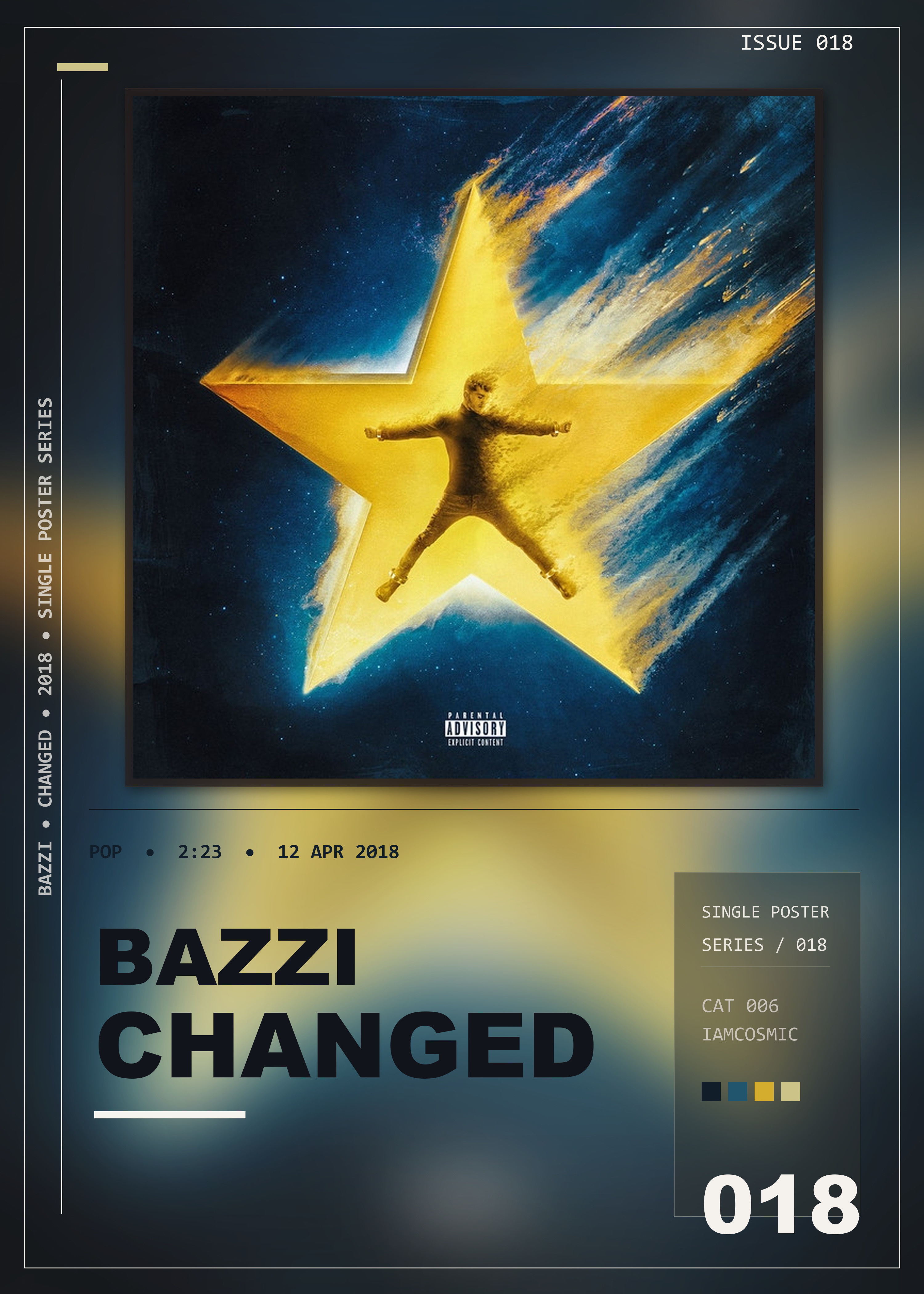 Music poster: Bazzi - Changed