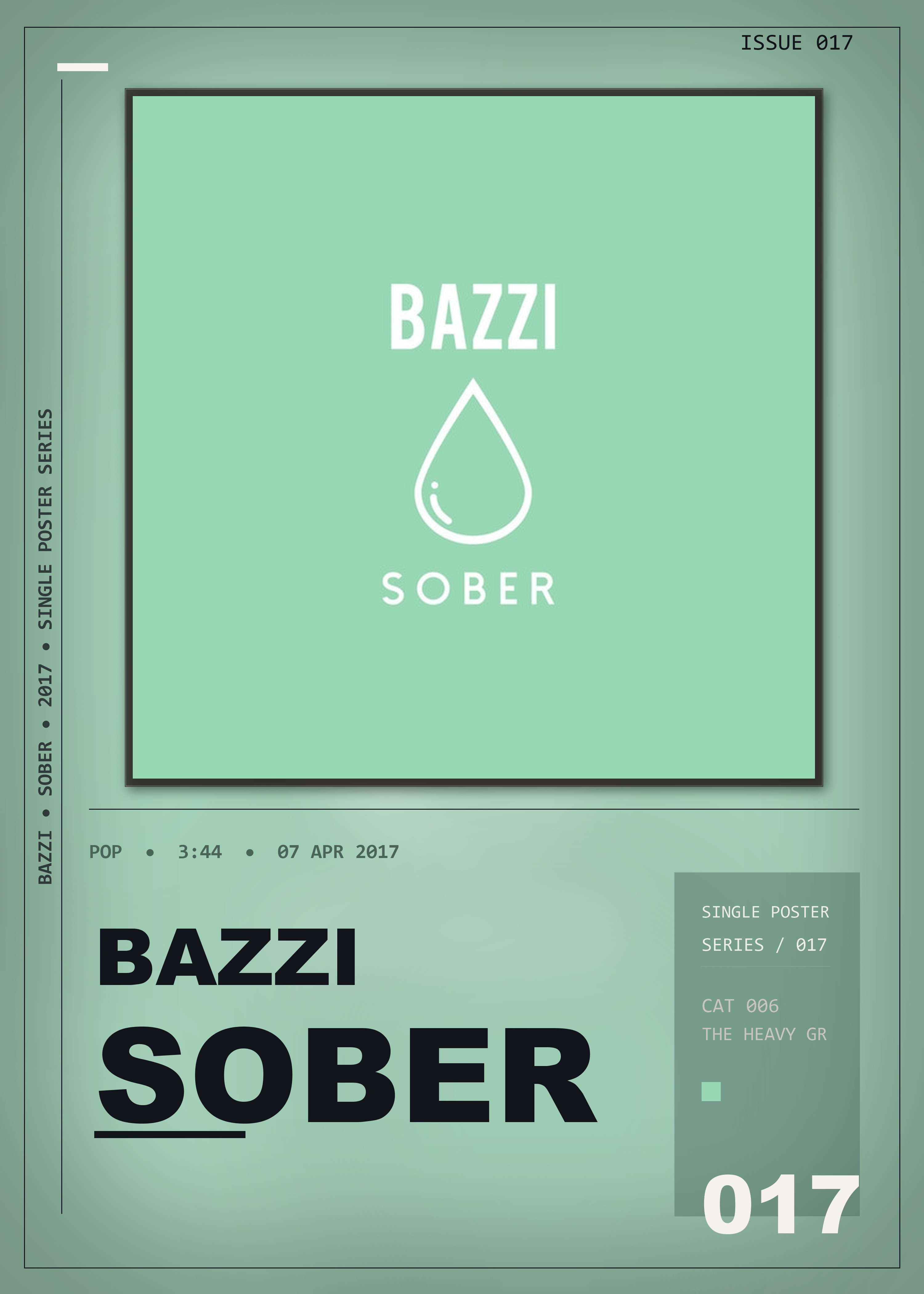 Music poster: Bazzi - Sober