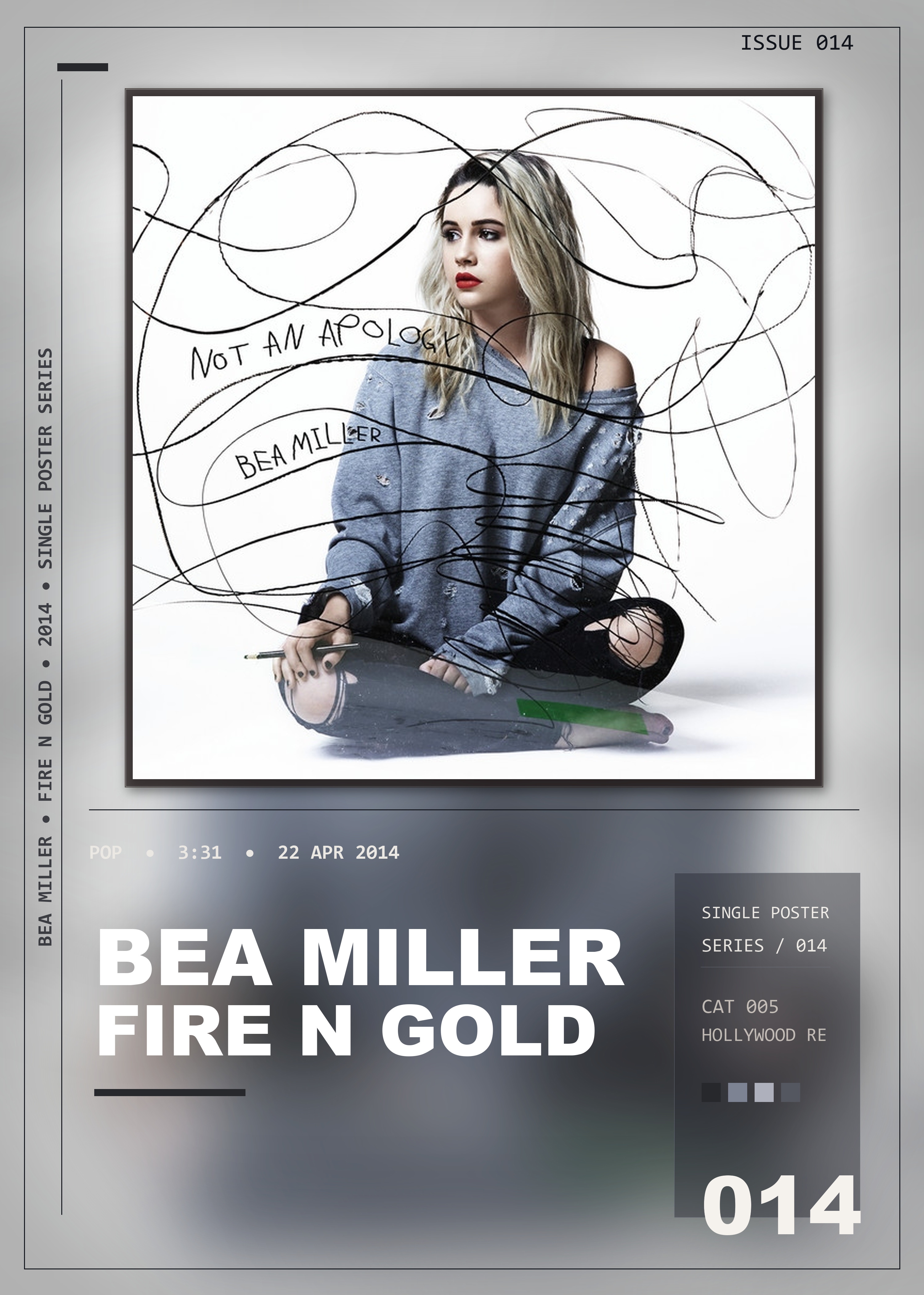 Music poster: Bea Miller - Fire N Gold