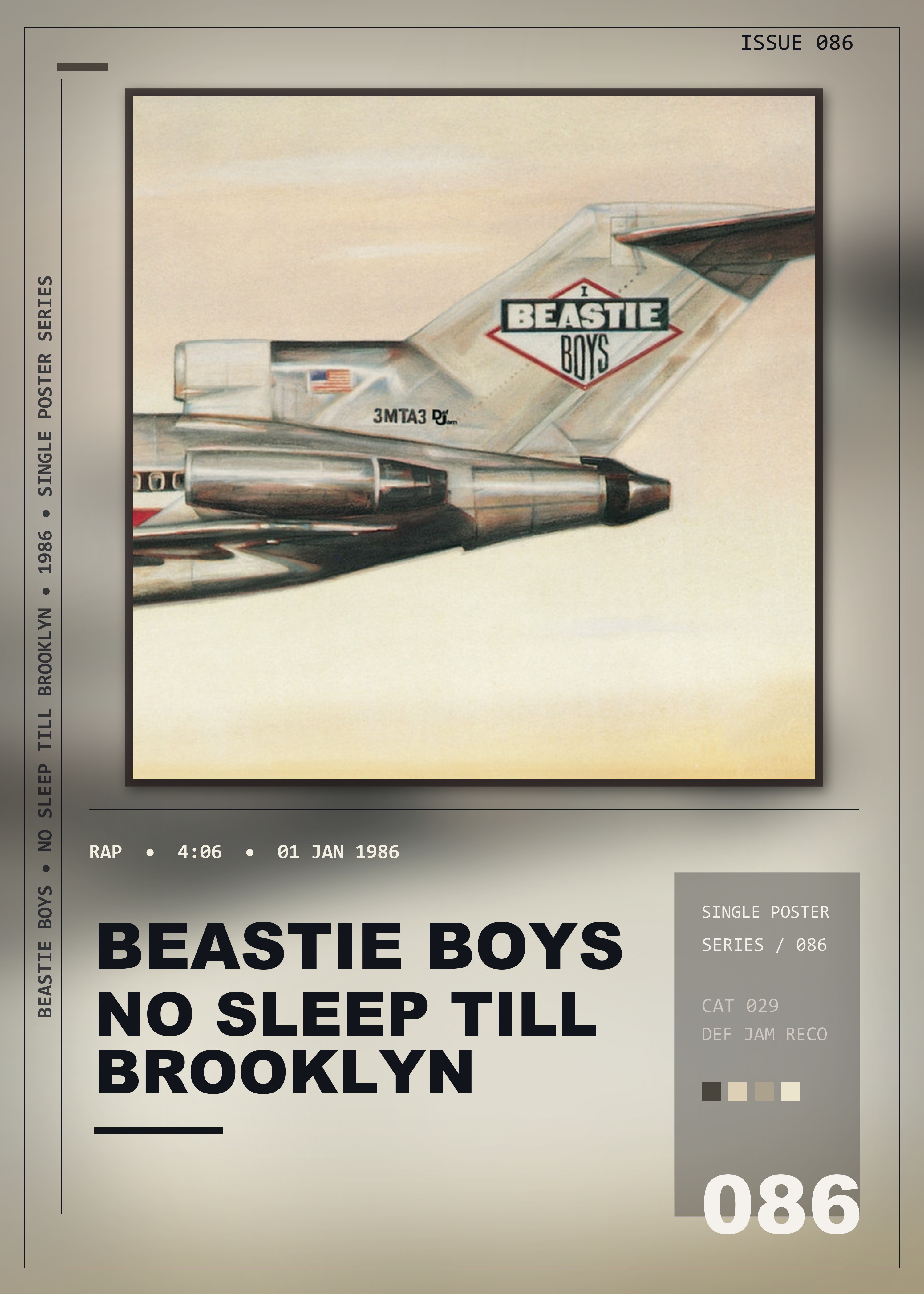 Music poster: Beastie Boys - No Sleep Till Brooklyn