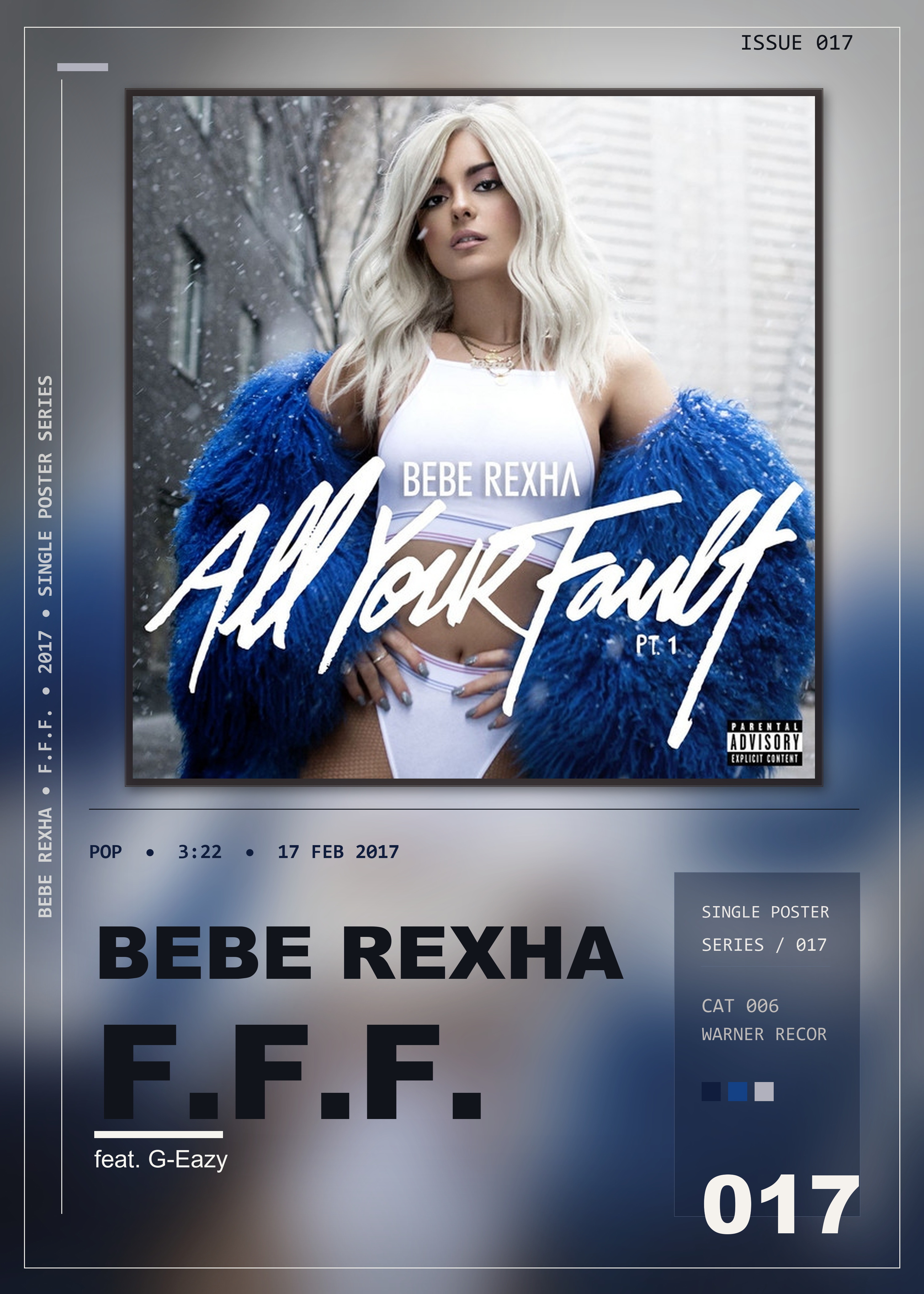 Music poster: Bebe Rexha - FFF feat G-Eazy