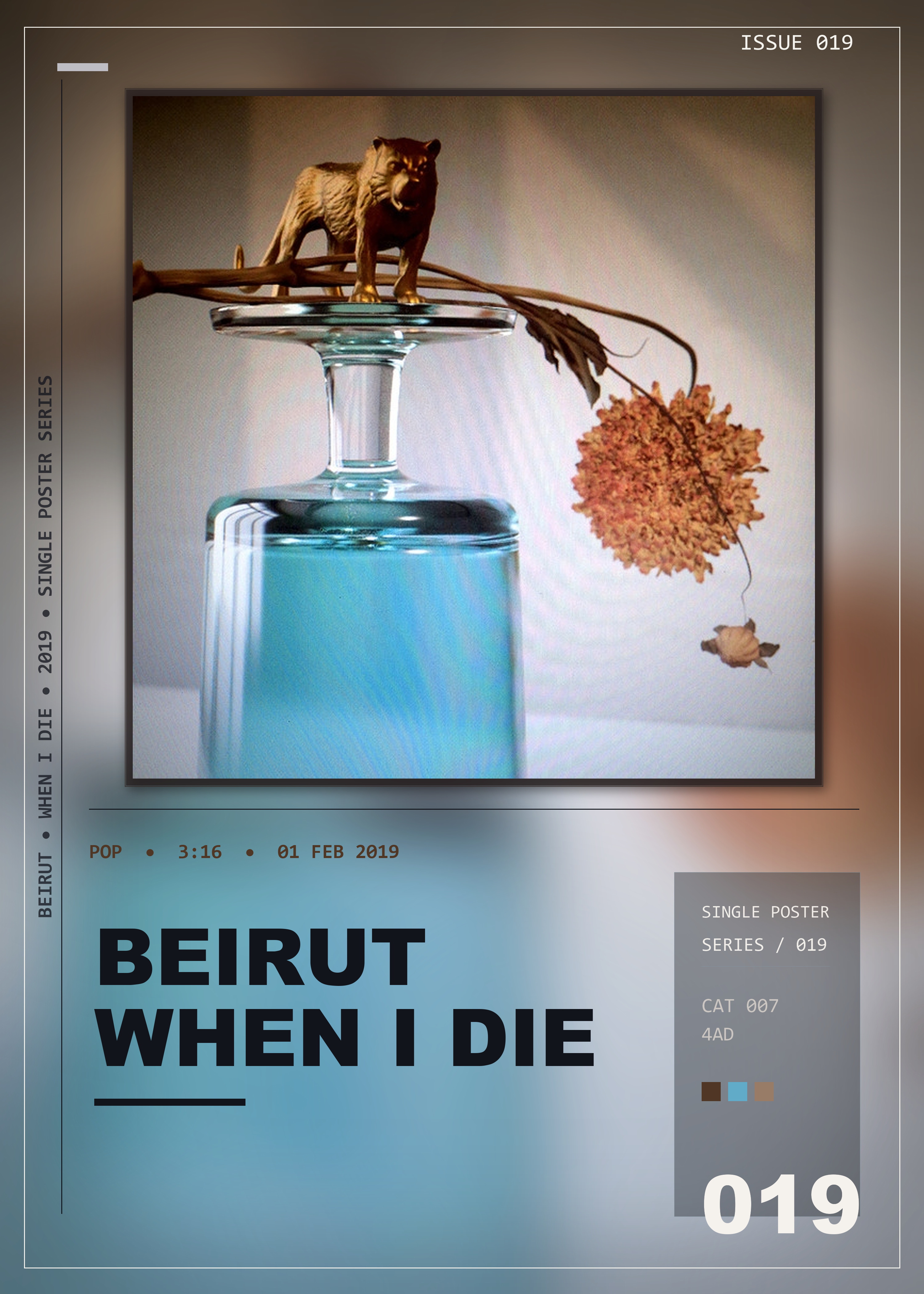 Music poster: Beirut - When I Die