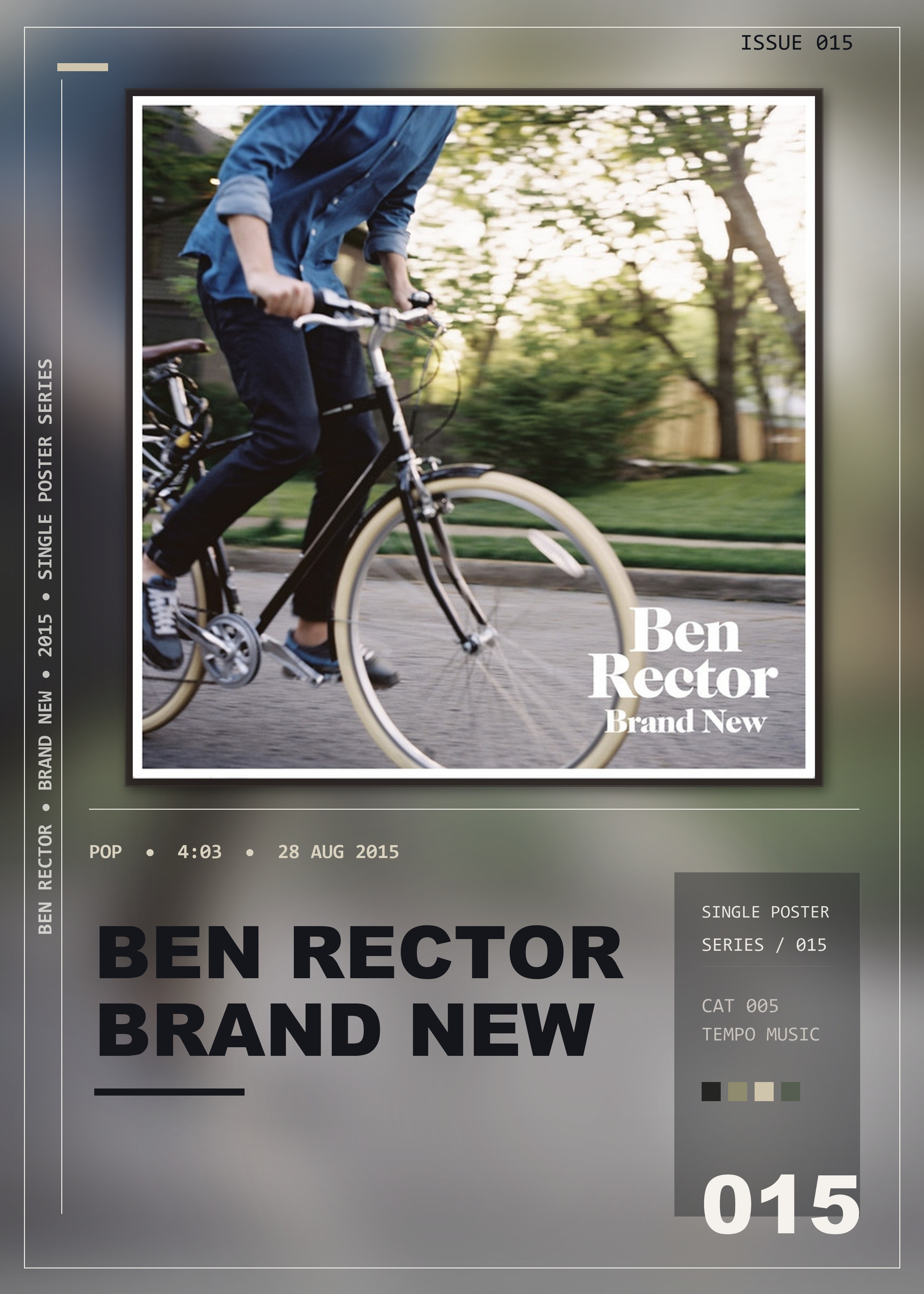Music poster: Ben Rector - Brand New