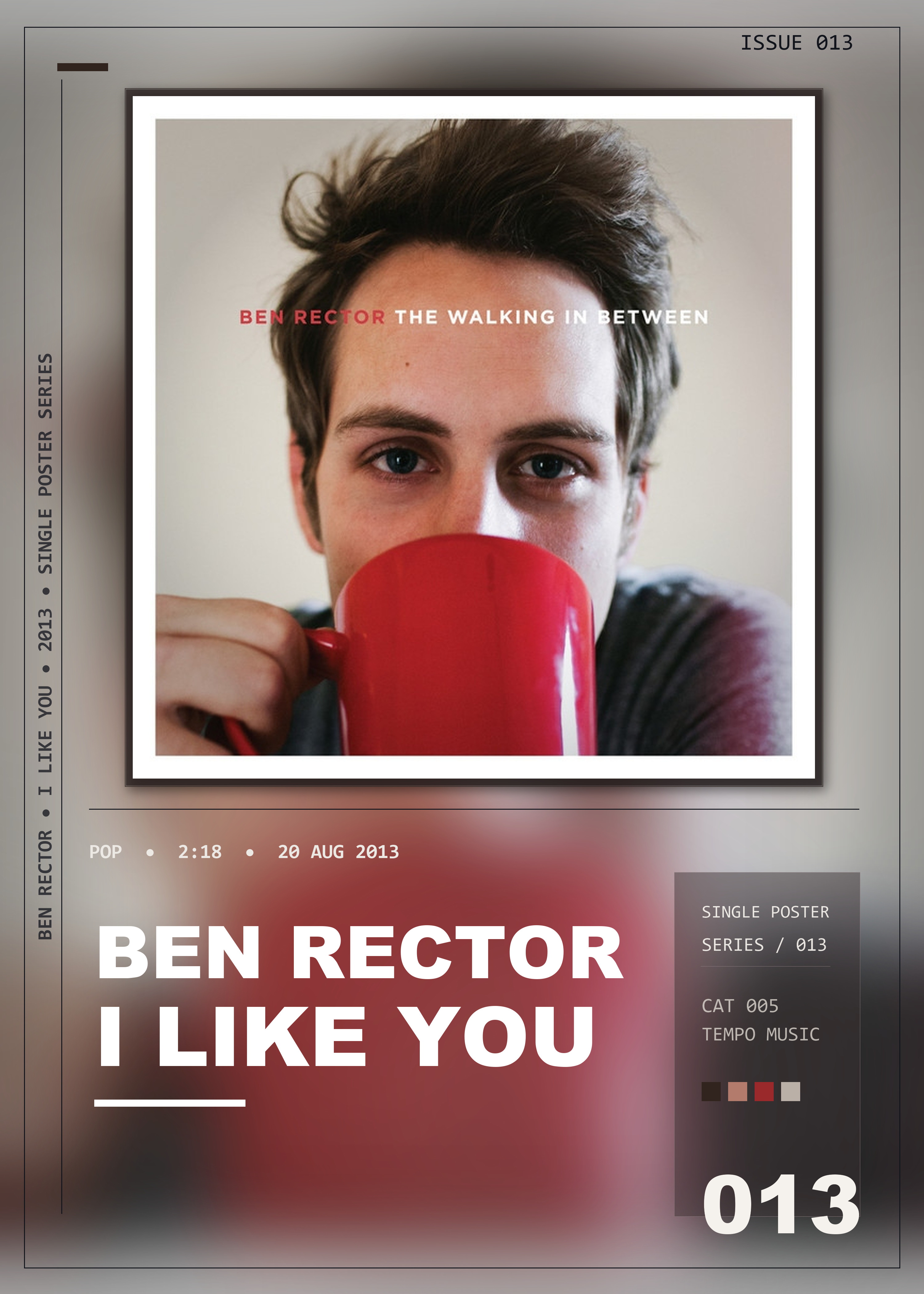 Music poster: Ben Rector - I Like You