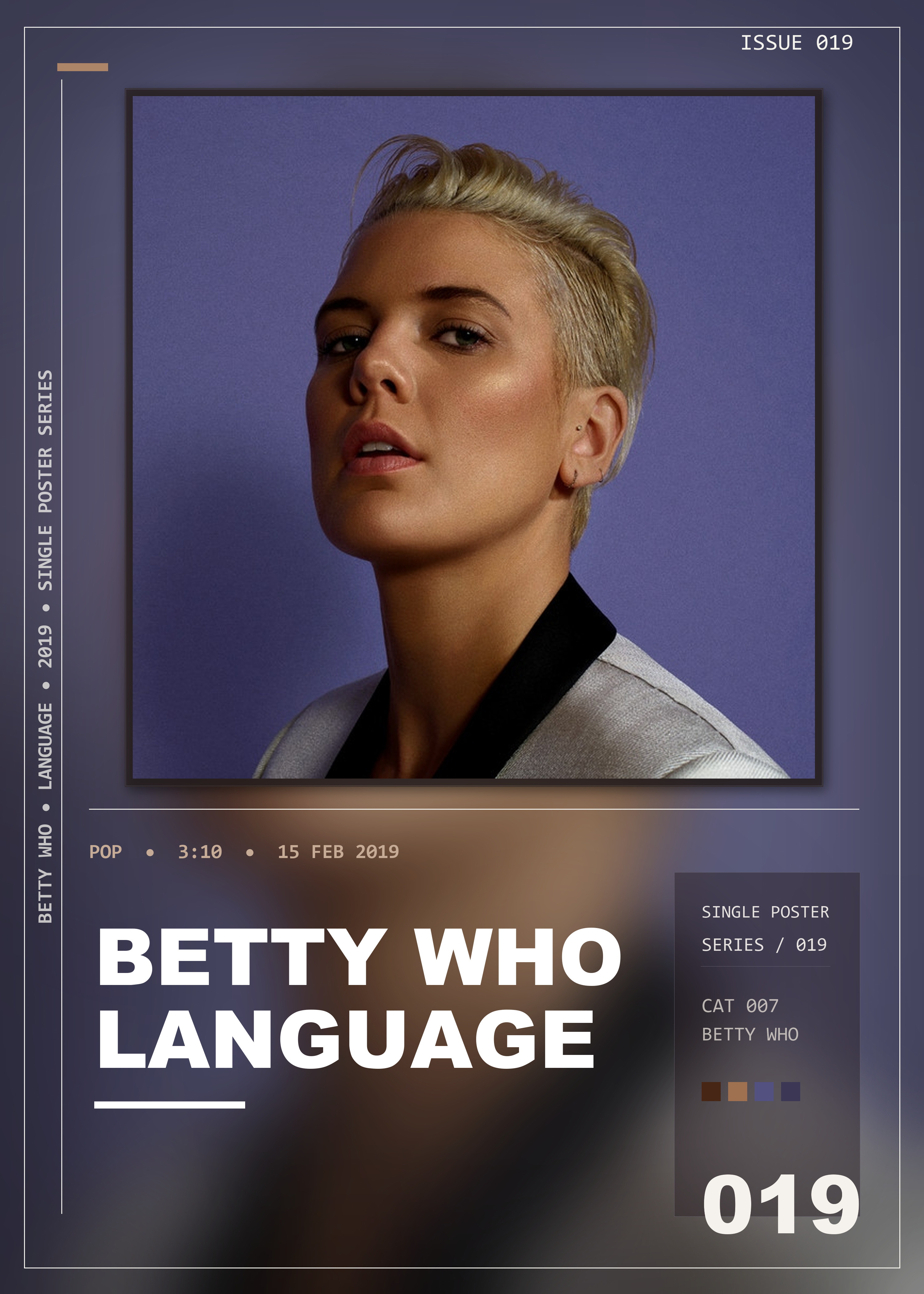 Music poster: Betty Who - Language