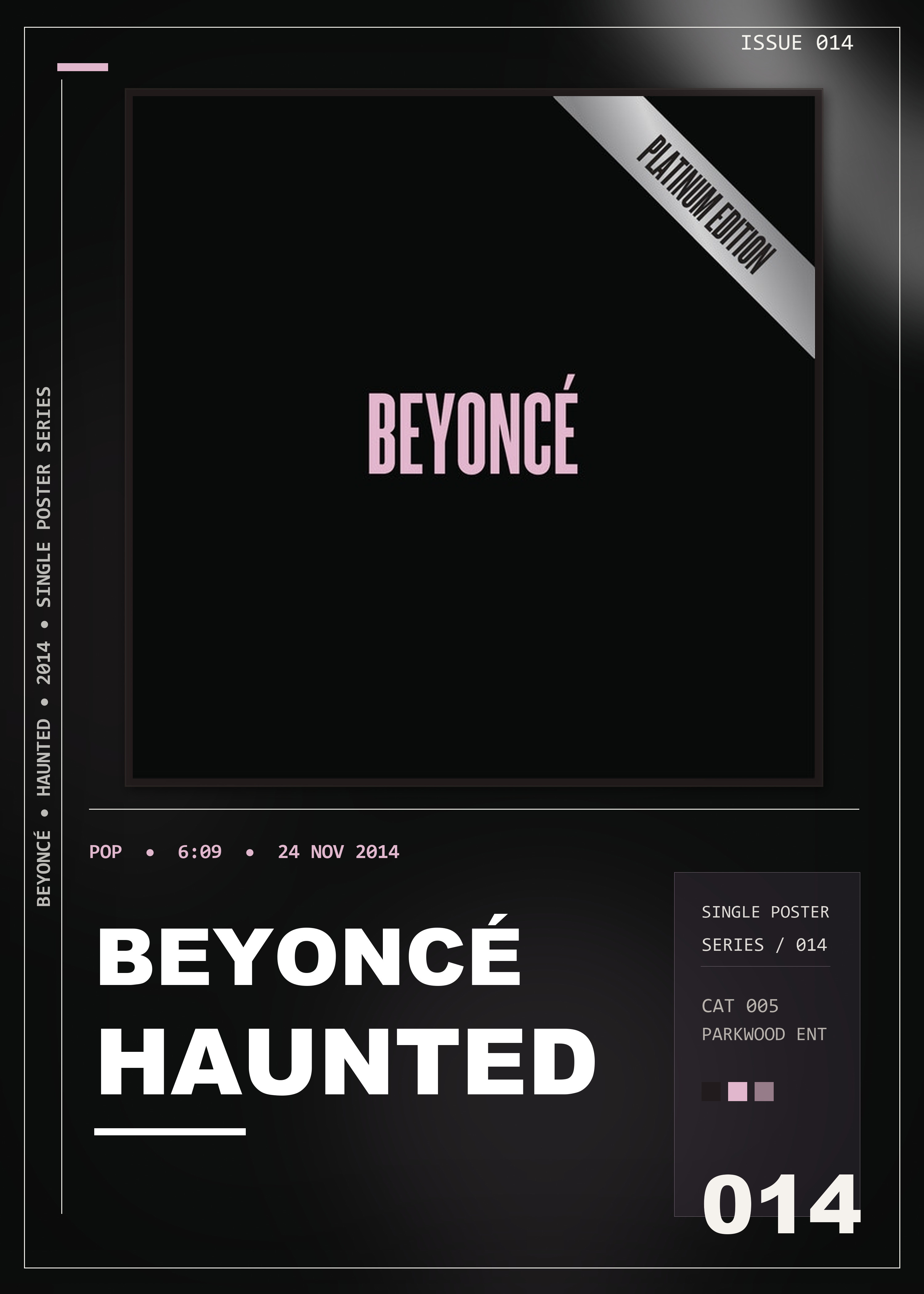 Music poster: Beyoncé - Haunted