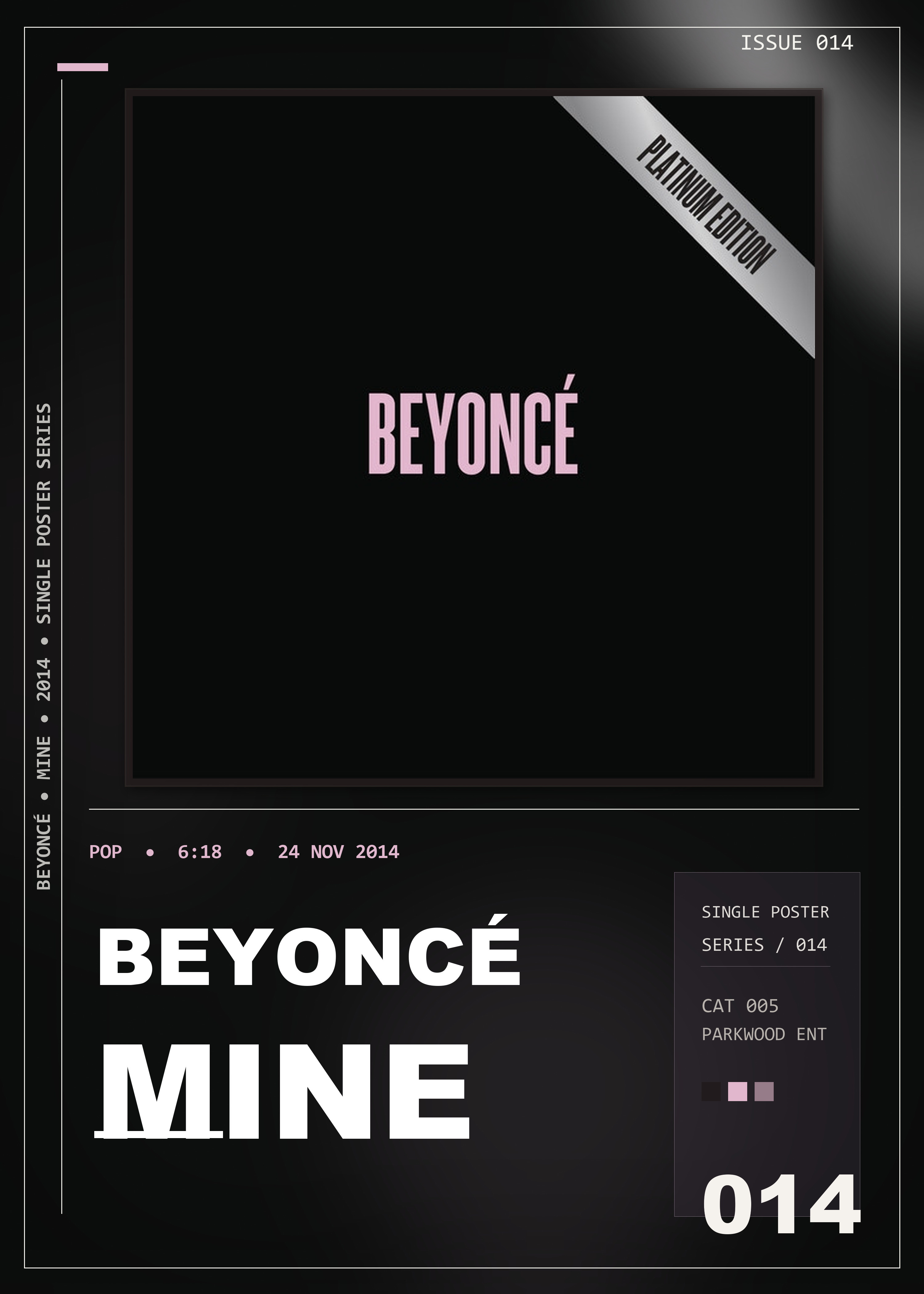 Music poster: Beyoncé - Mine