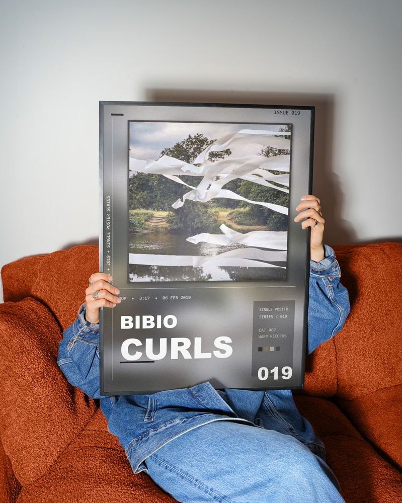 Music poster: Bibio - Curls