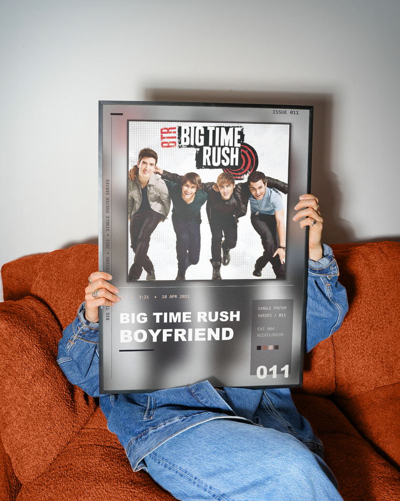 Music poster: Big Time Rush - Boyfriend