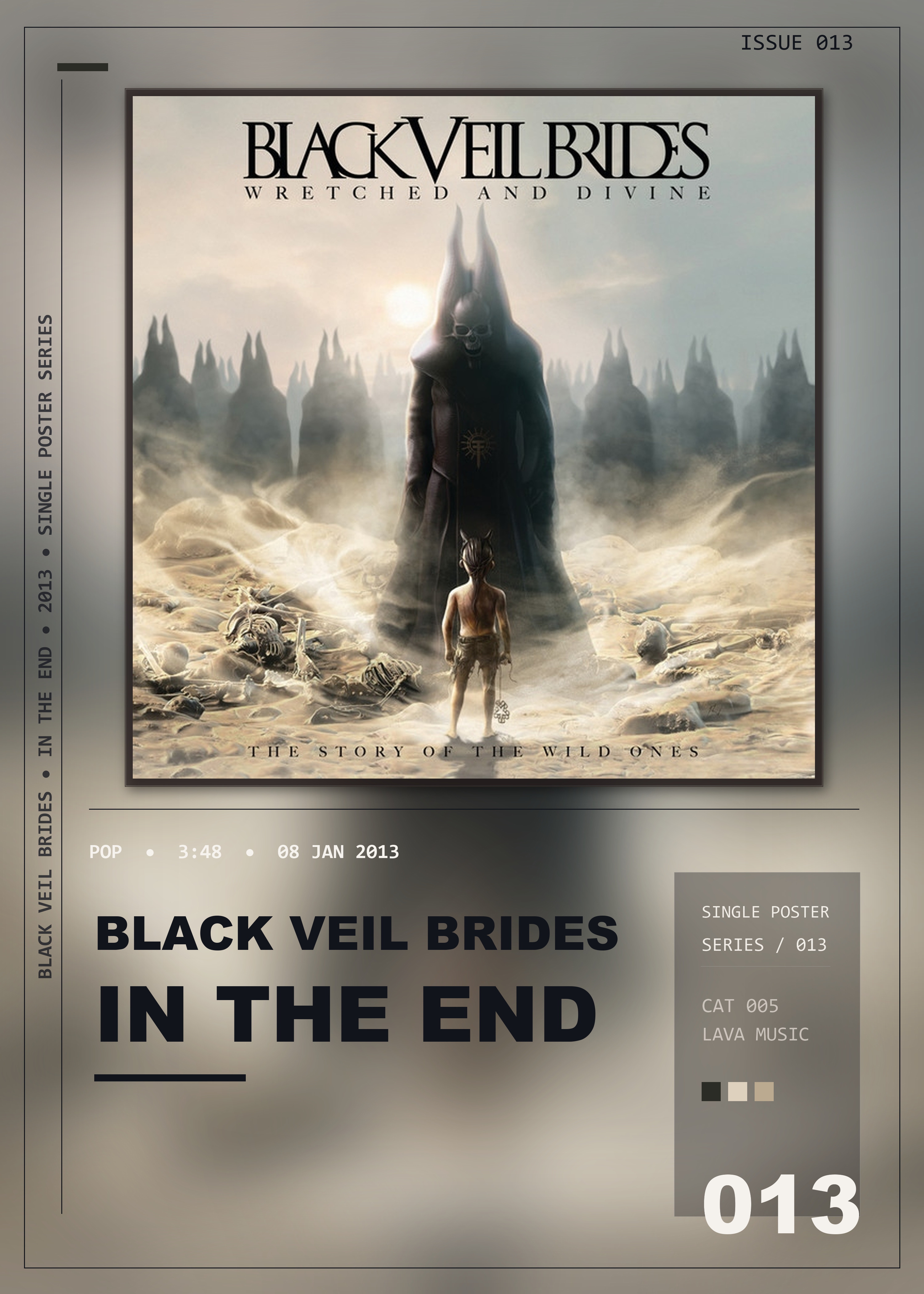 Music poster: Black Veil Brides - In The End