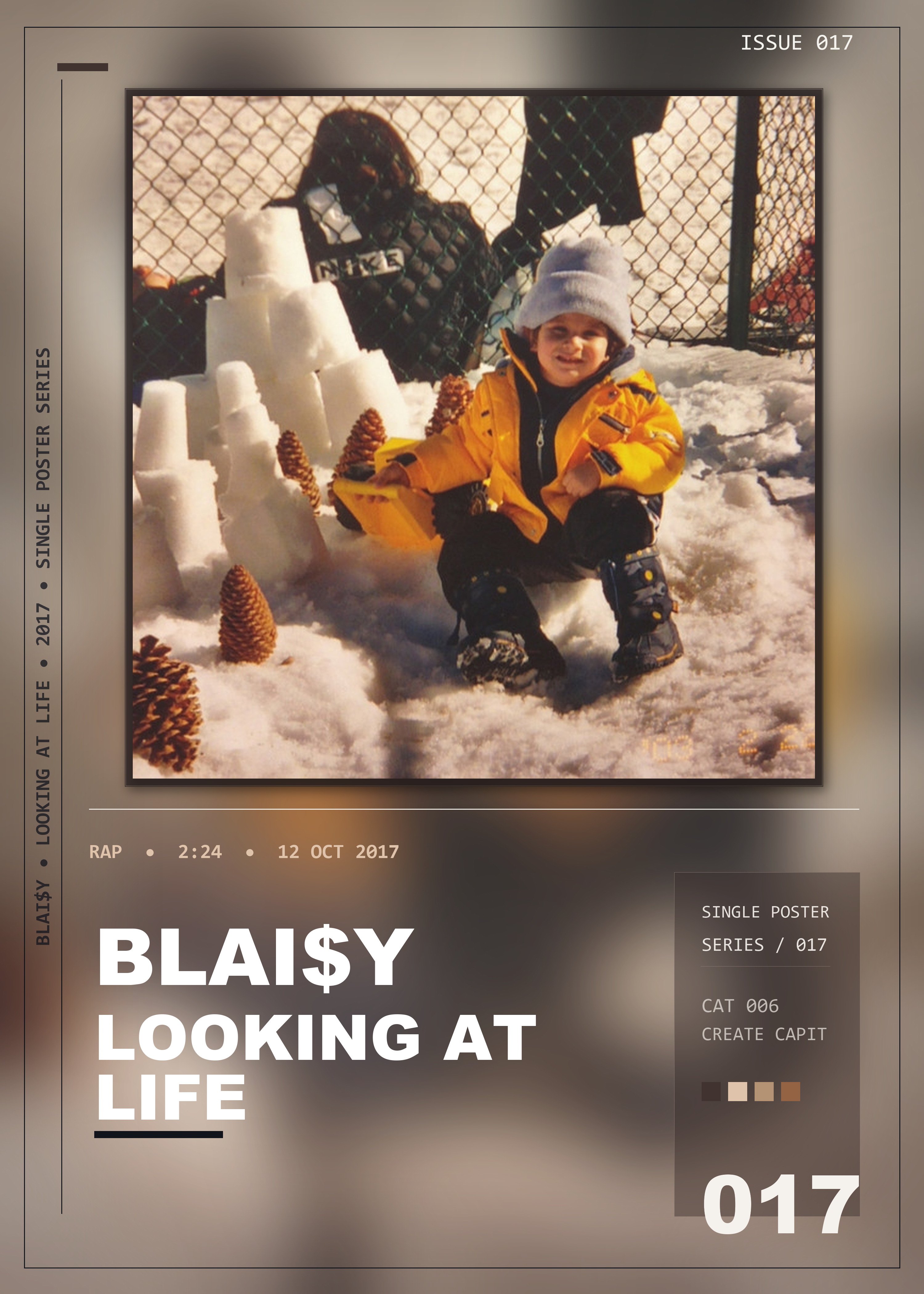 Music poster: Blaiy - Looking at Life