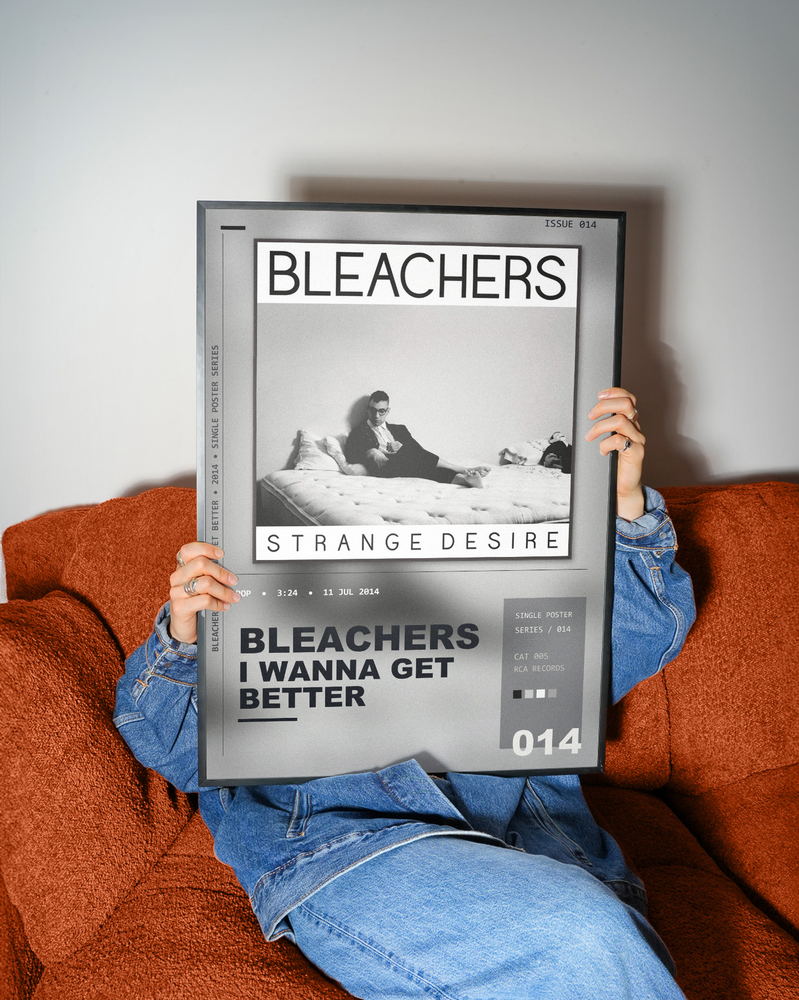 Music poster: Bleachers - I Wanna Get Better