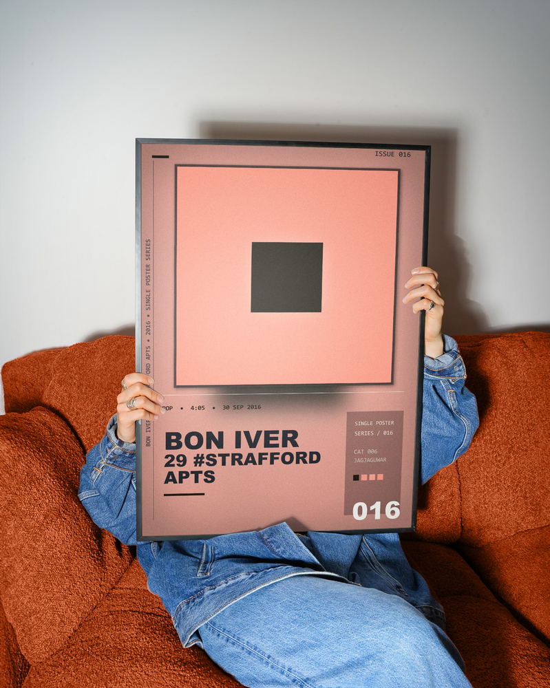 Music poster: Bon Iver - 29 Strafford APTS