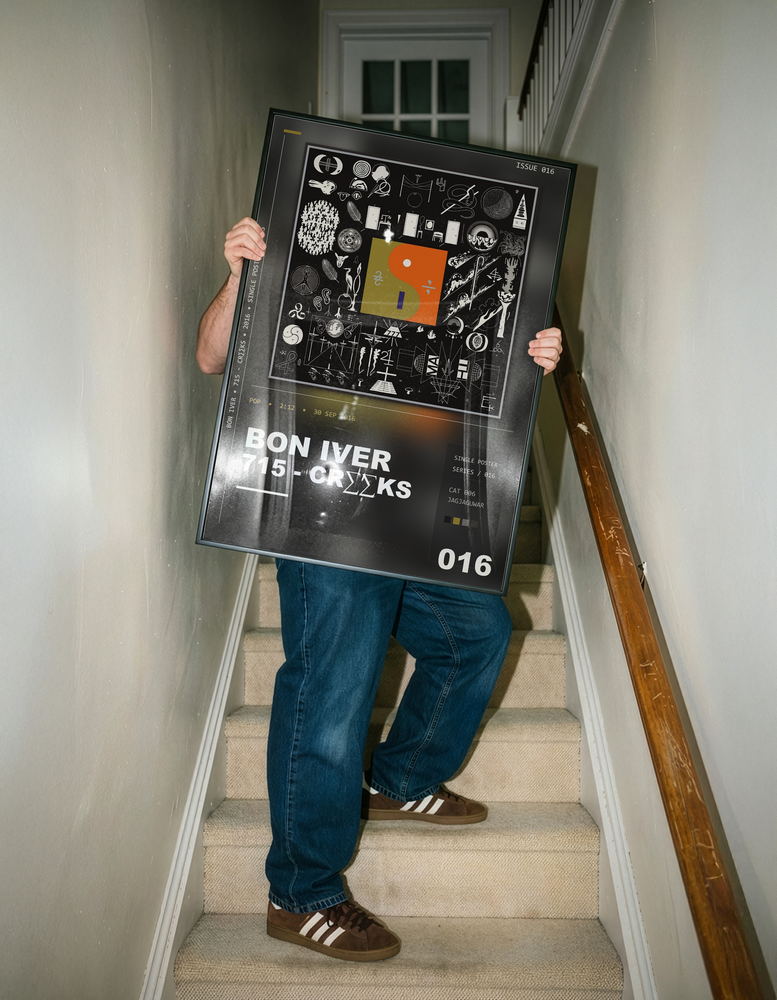 Music poster: Bon Iver - 715 - CRKS