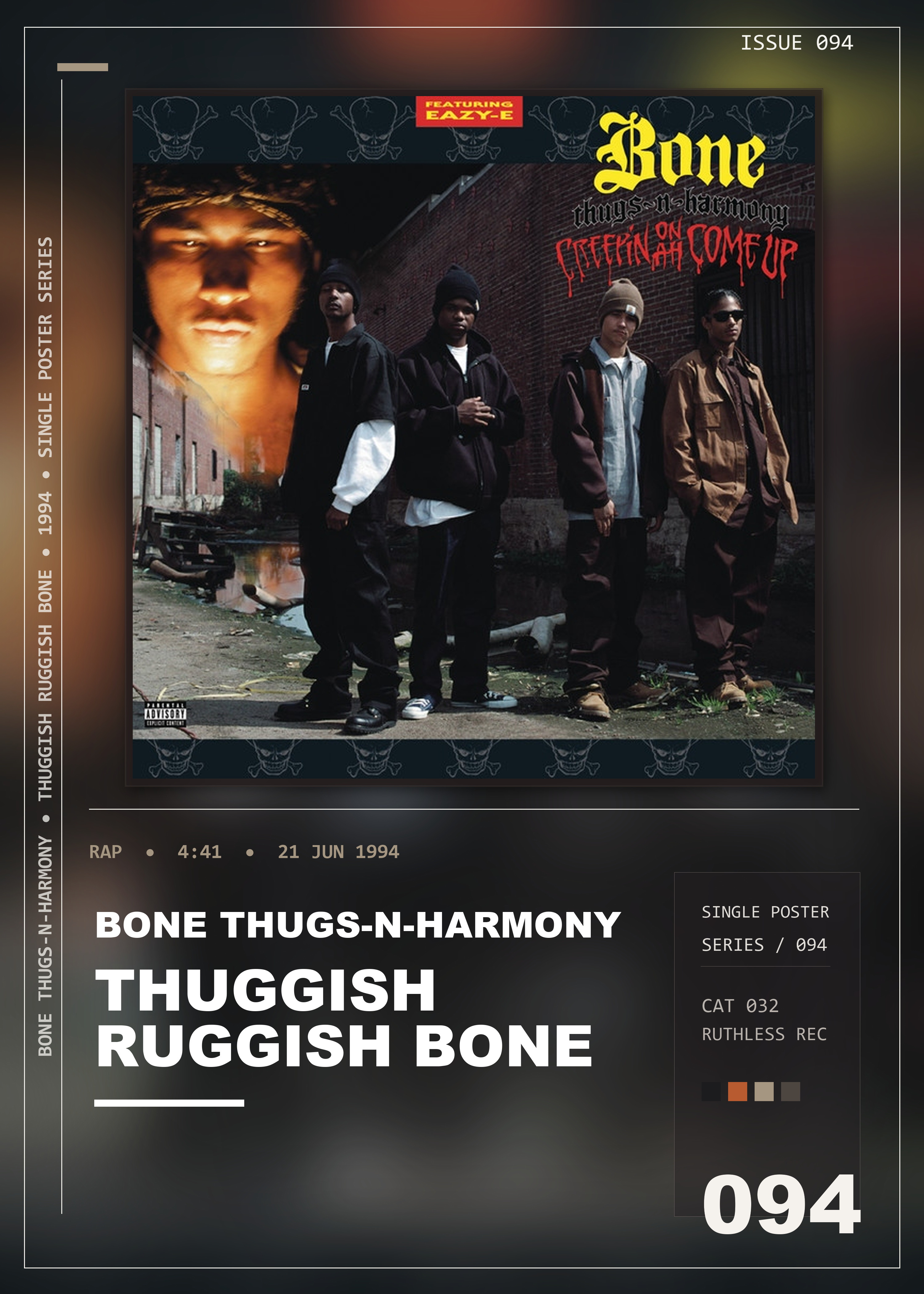 Music poster: Bone Thugs-N-Harmony - Thuggish Ruggish Bone