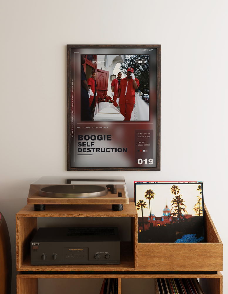 Music poster: Boogie - Self Destruction