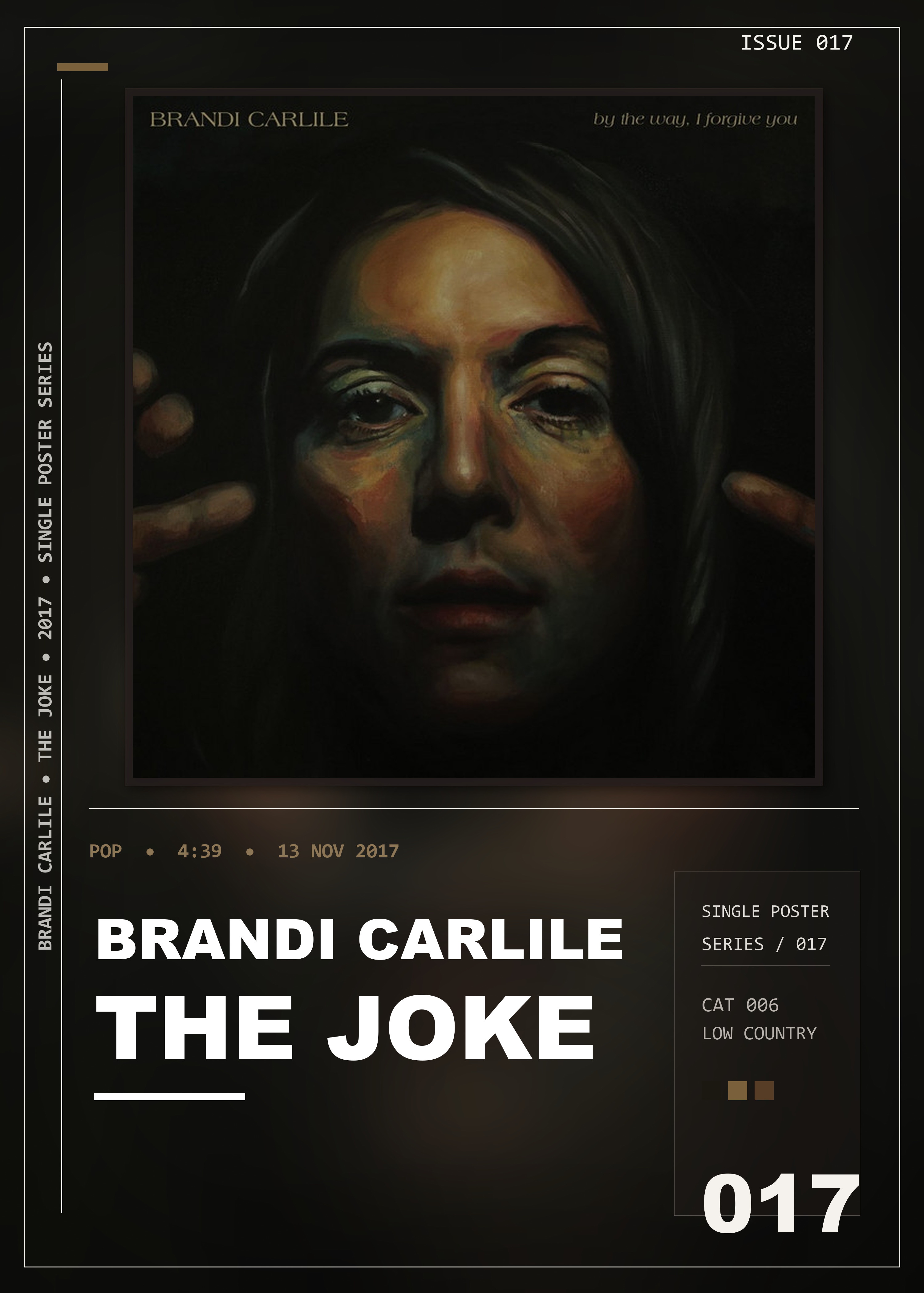 Music poster: Brandi Carlile - The Joke