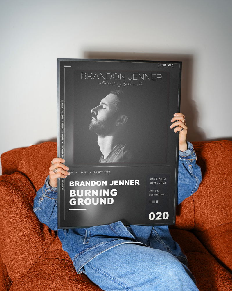 Music poster: Brandon Jenner - Burning Ground