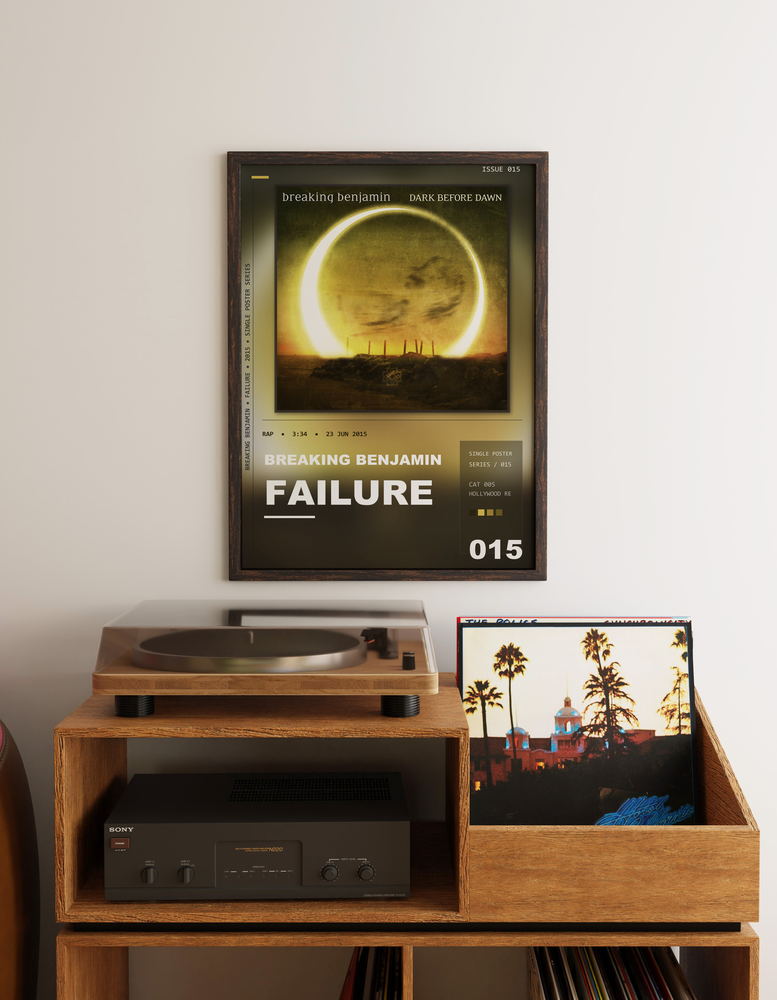 Music poster: Breaking Benjamin - Failure