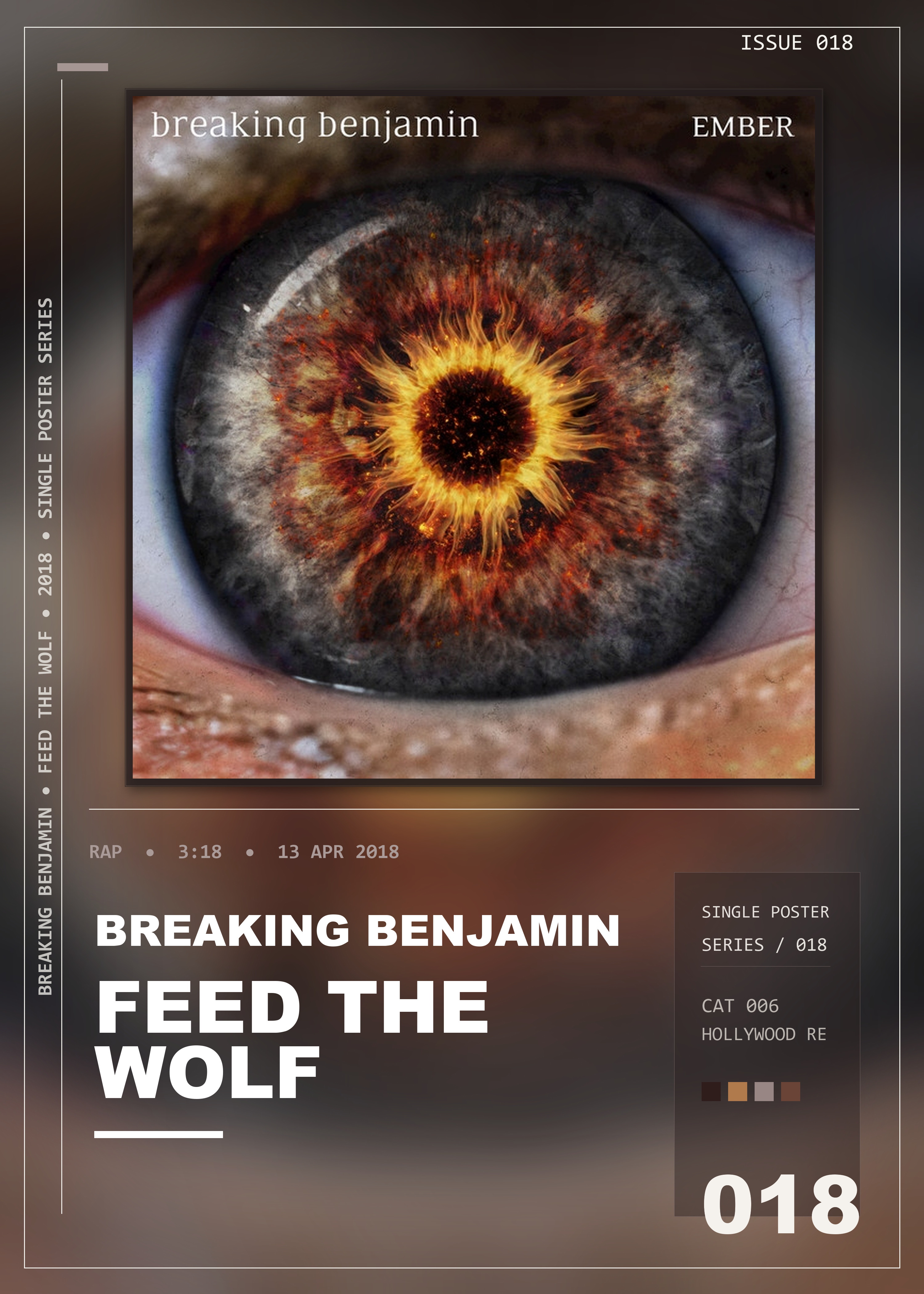 Music poster: Breaking Benjamin - Feed the Wolf
