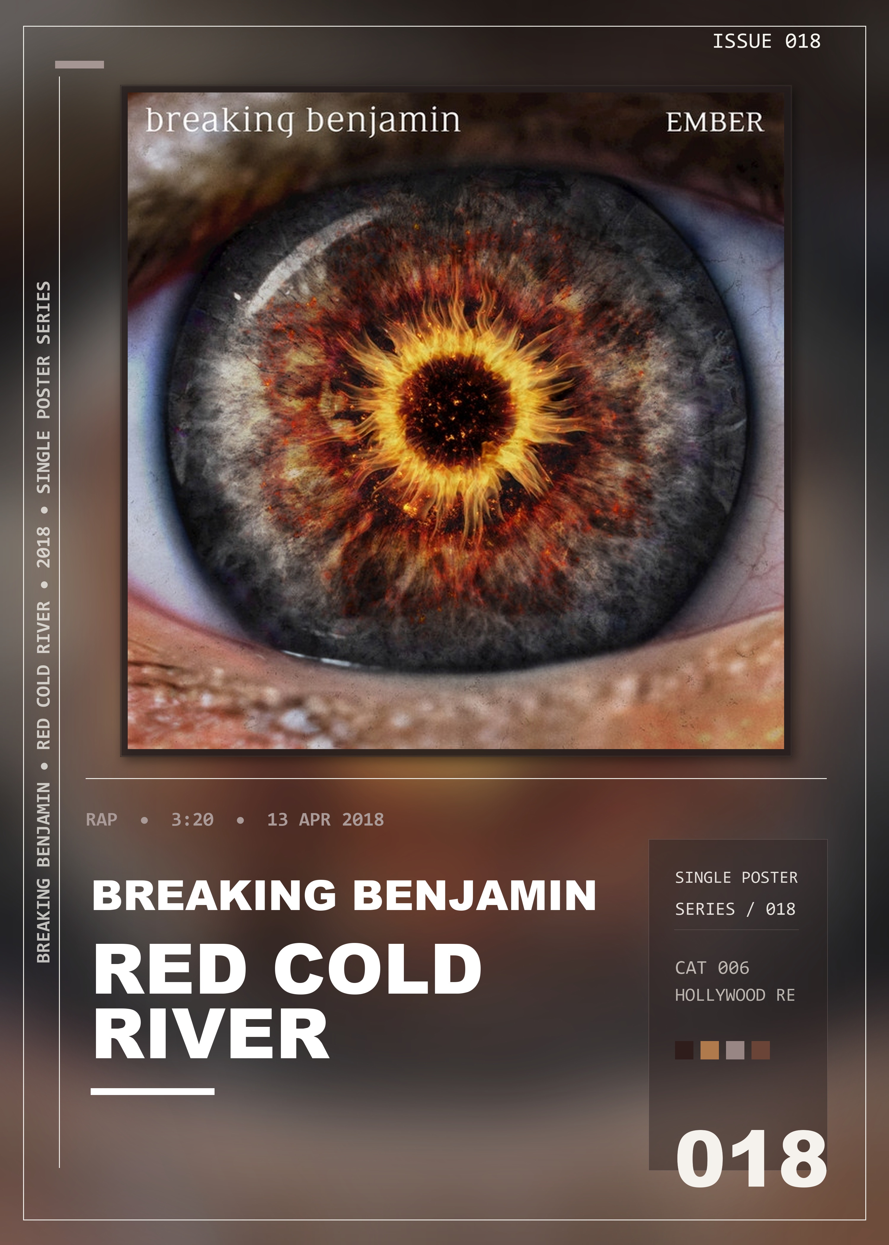Music poster: Breaking Benjamin - Red Cold River