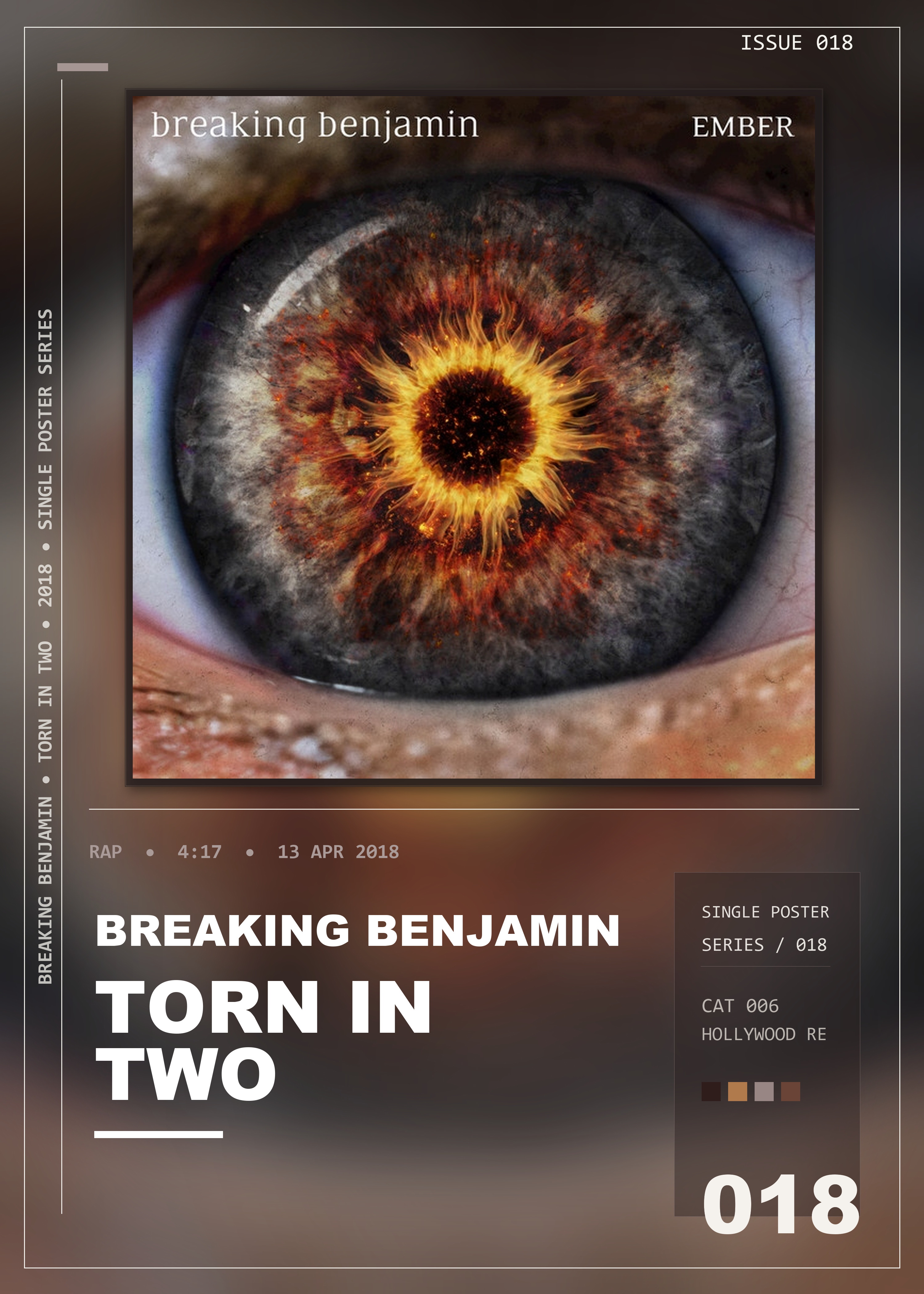 Music poster: Breaking Benjamin - Torn in Two