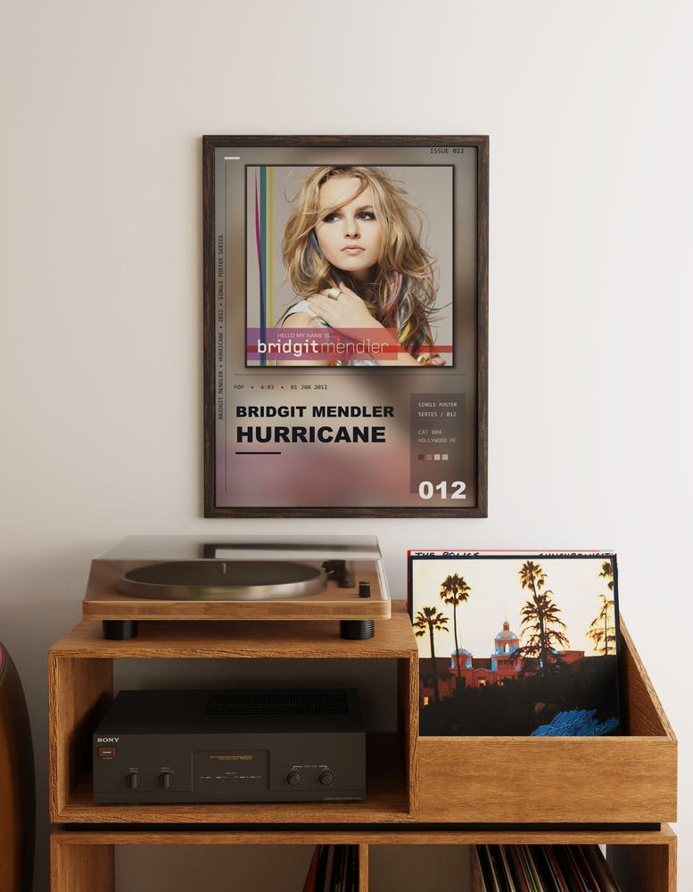 Music poster: Bridgit Mendler - Hurricane