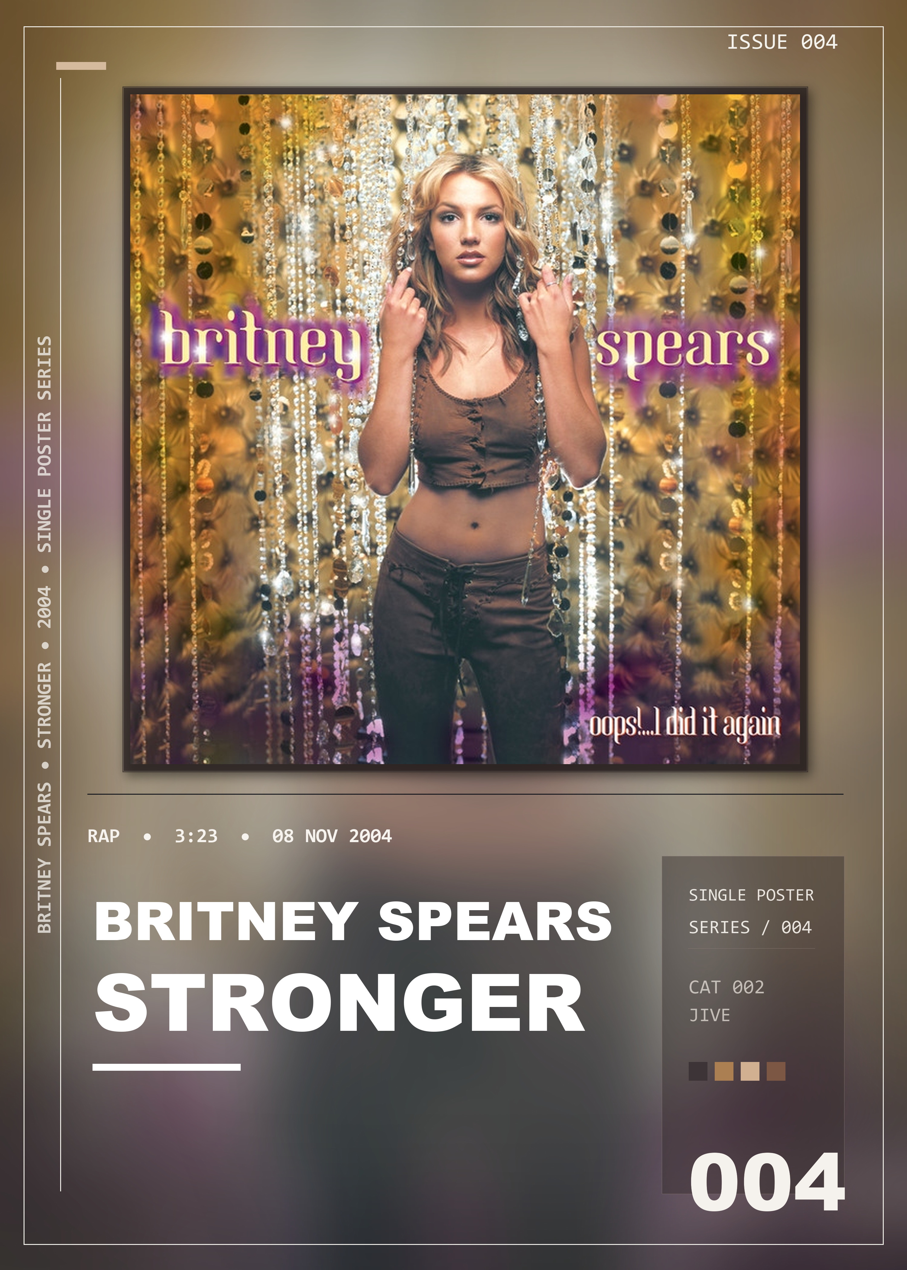 Music poster: Britney Spears - Stronger