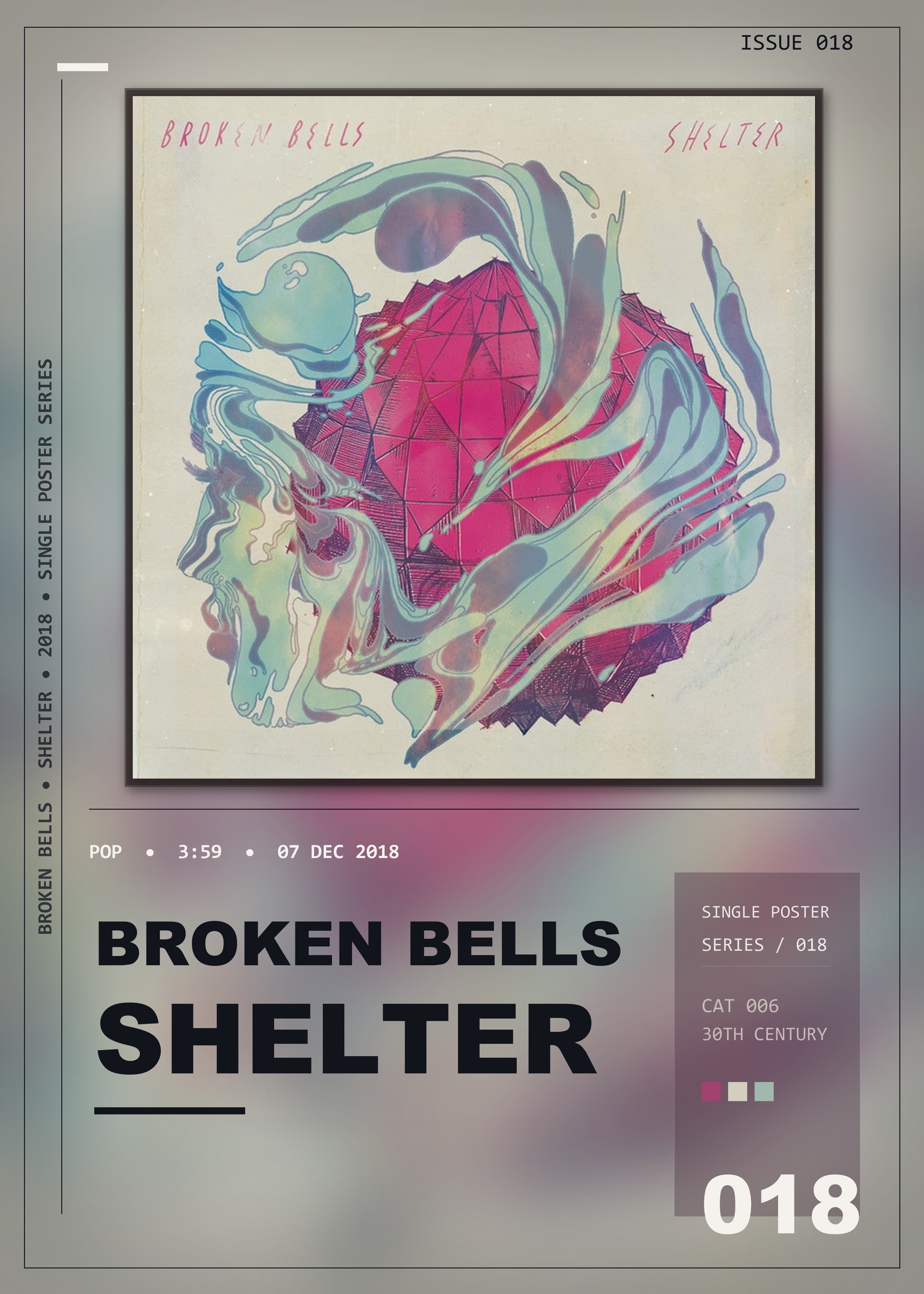 Music poster: Broken Bells - Shelter