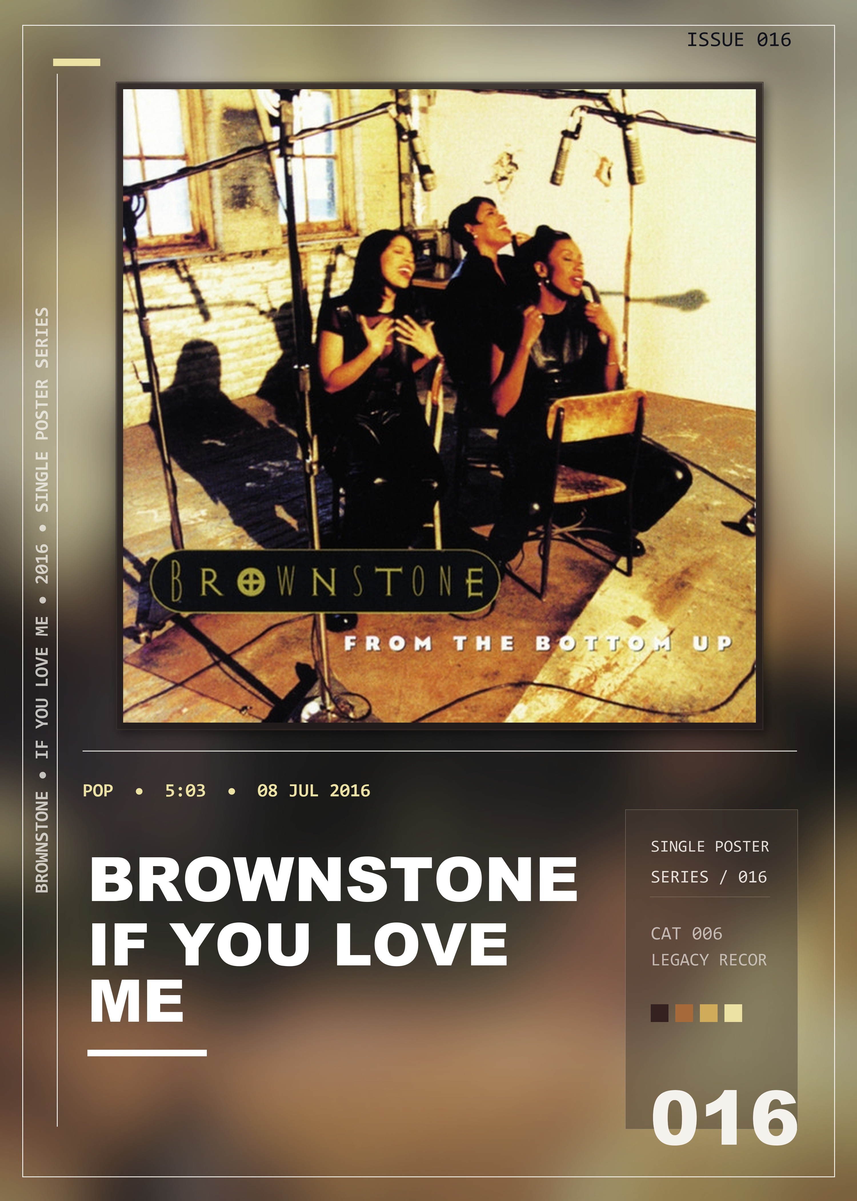 Music poster: Brownstone - If You Love Me