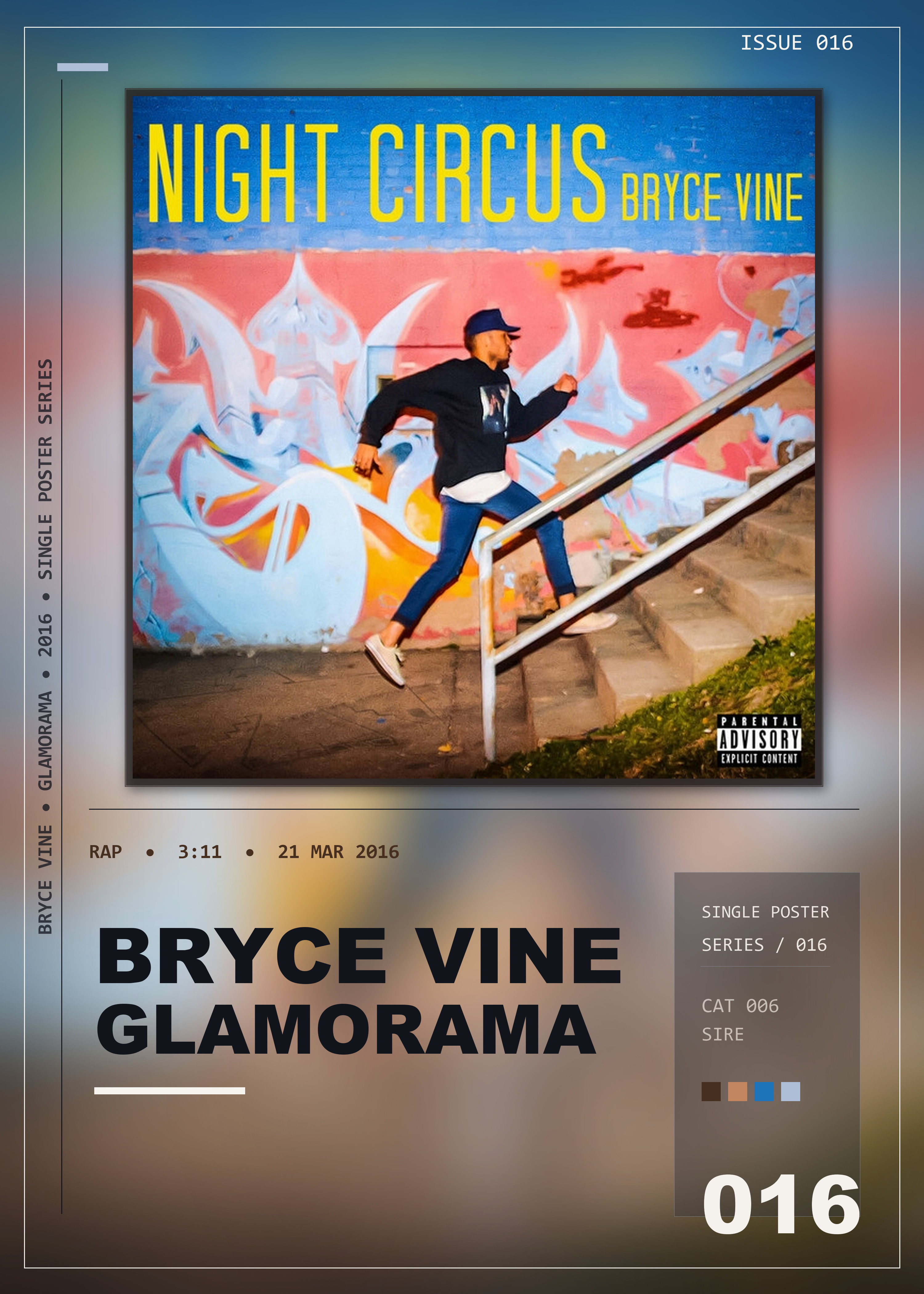 Music poster: Bryce Vine - Glamorama