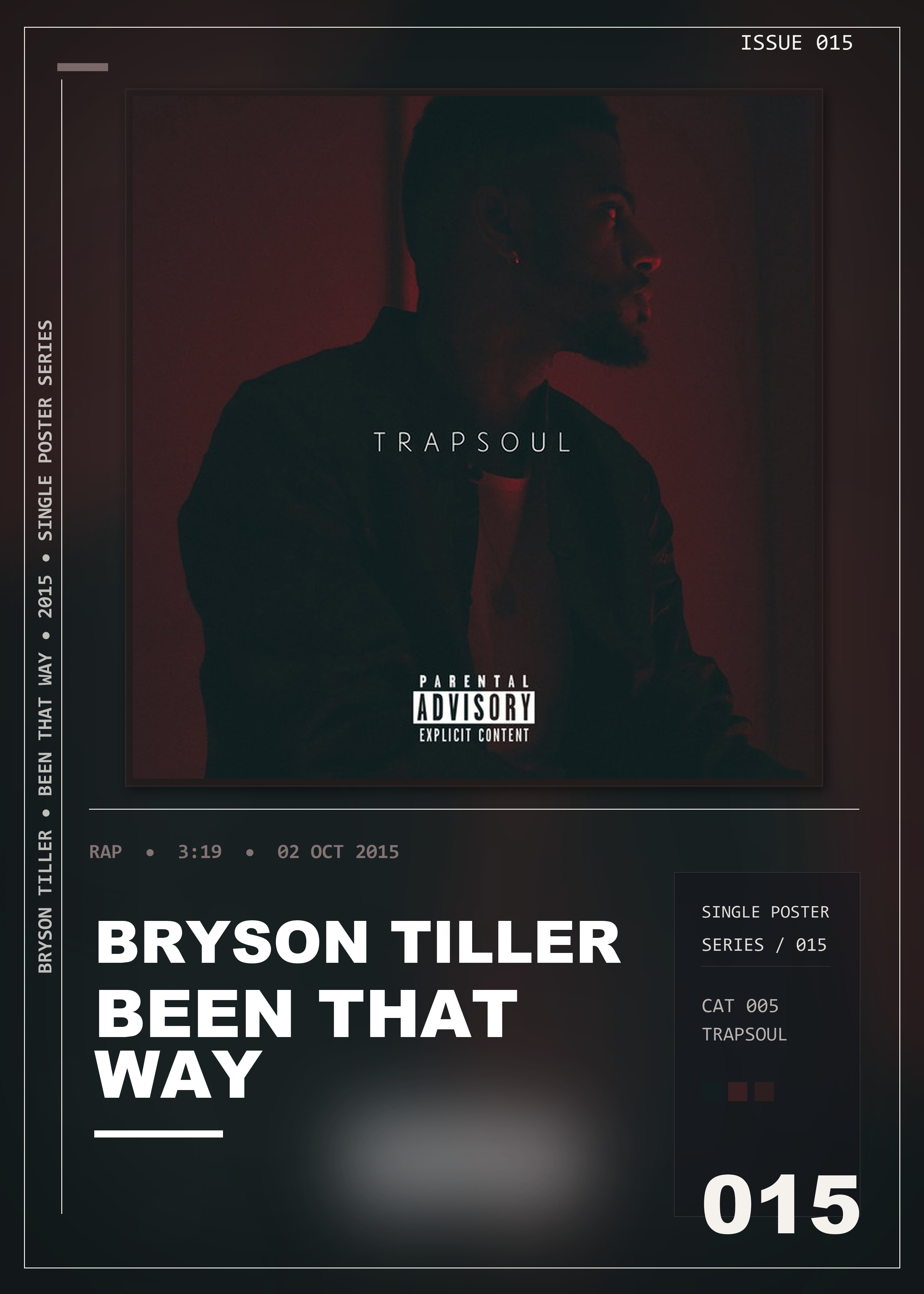 Music poster: Bryson Tiller - Been That Way