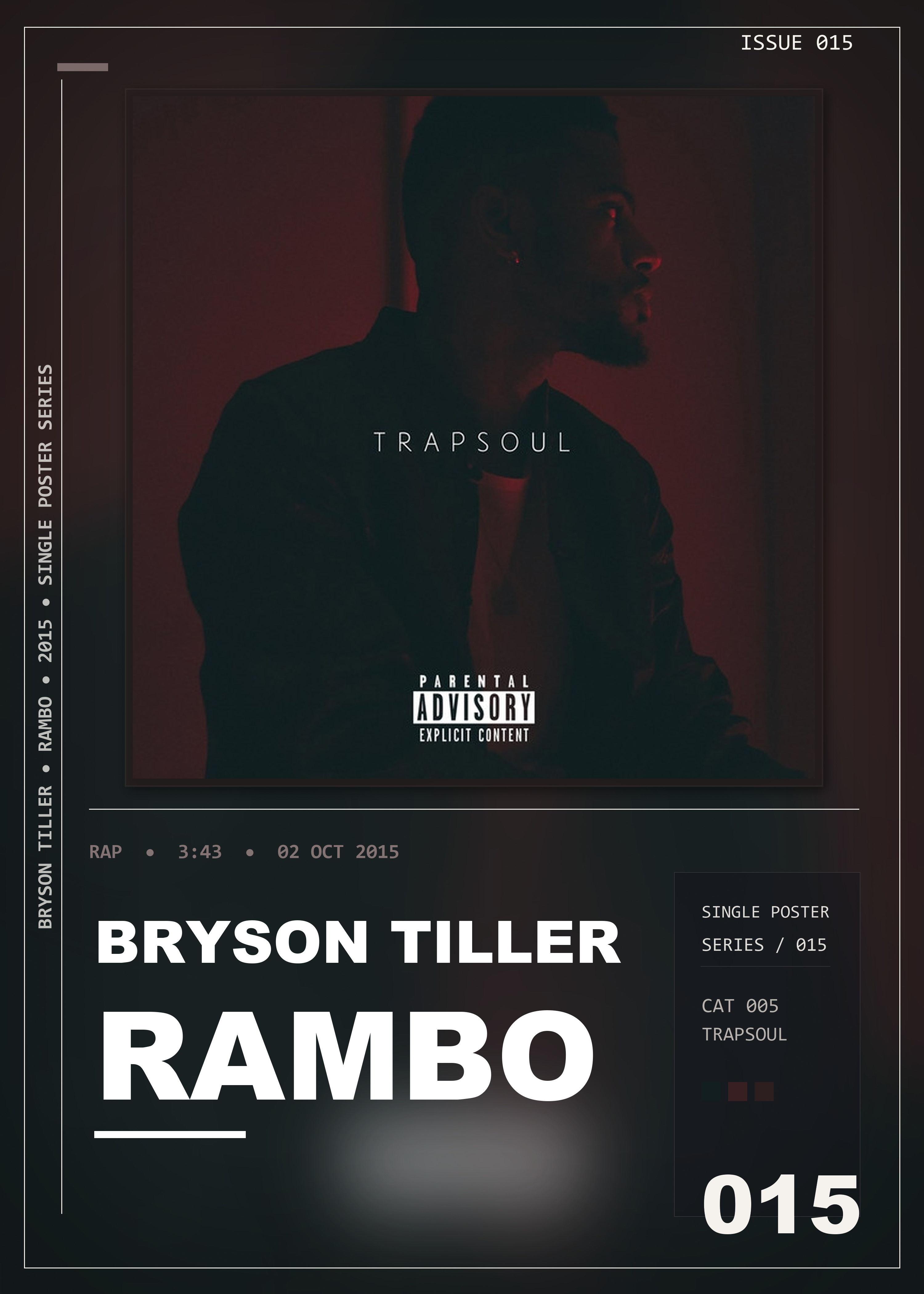 Music poster: Bryson Tiller - Rambo