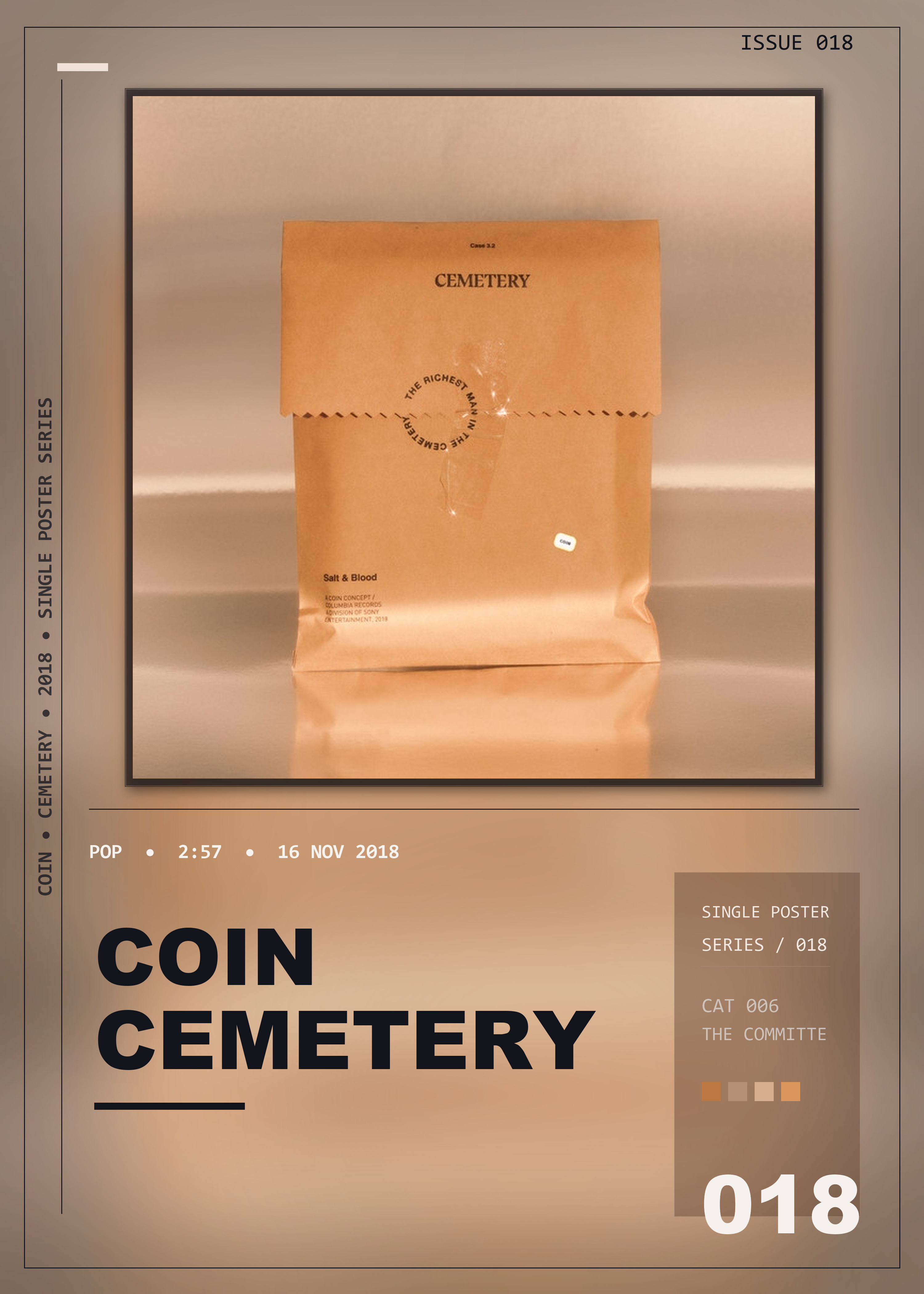 Music poster: COIN - Cemetery