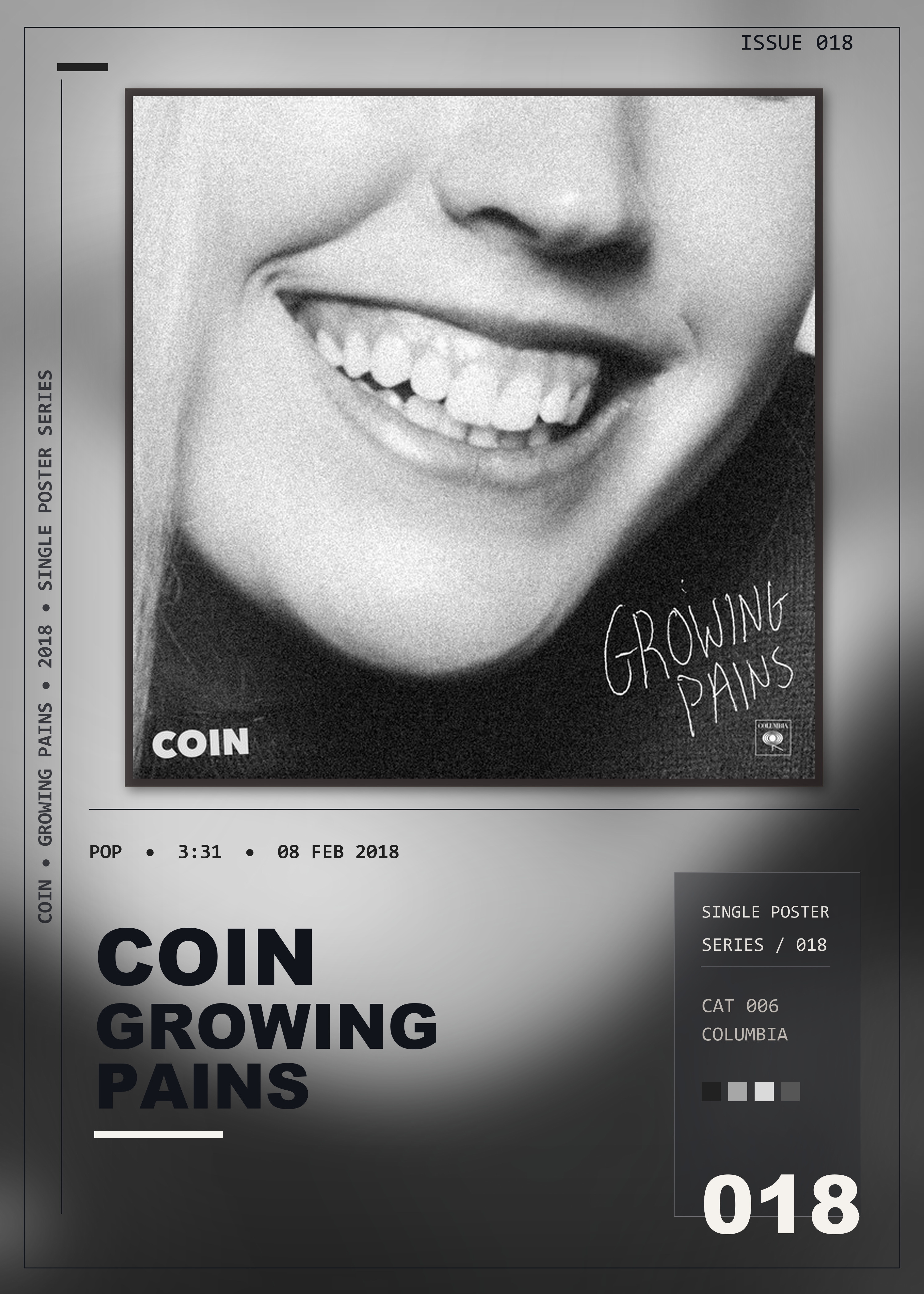 Music poster: COIN - Growing Pains