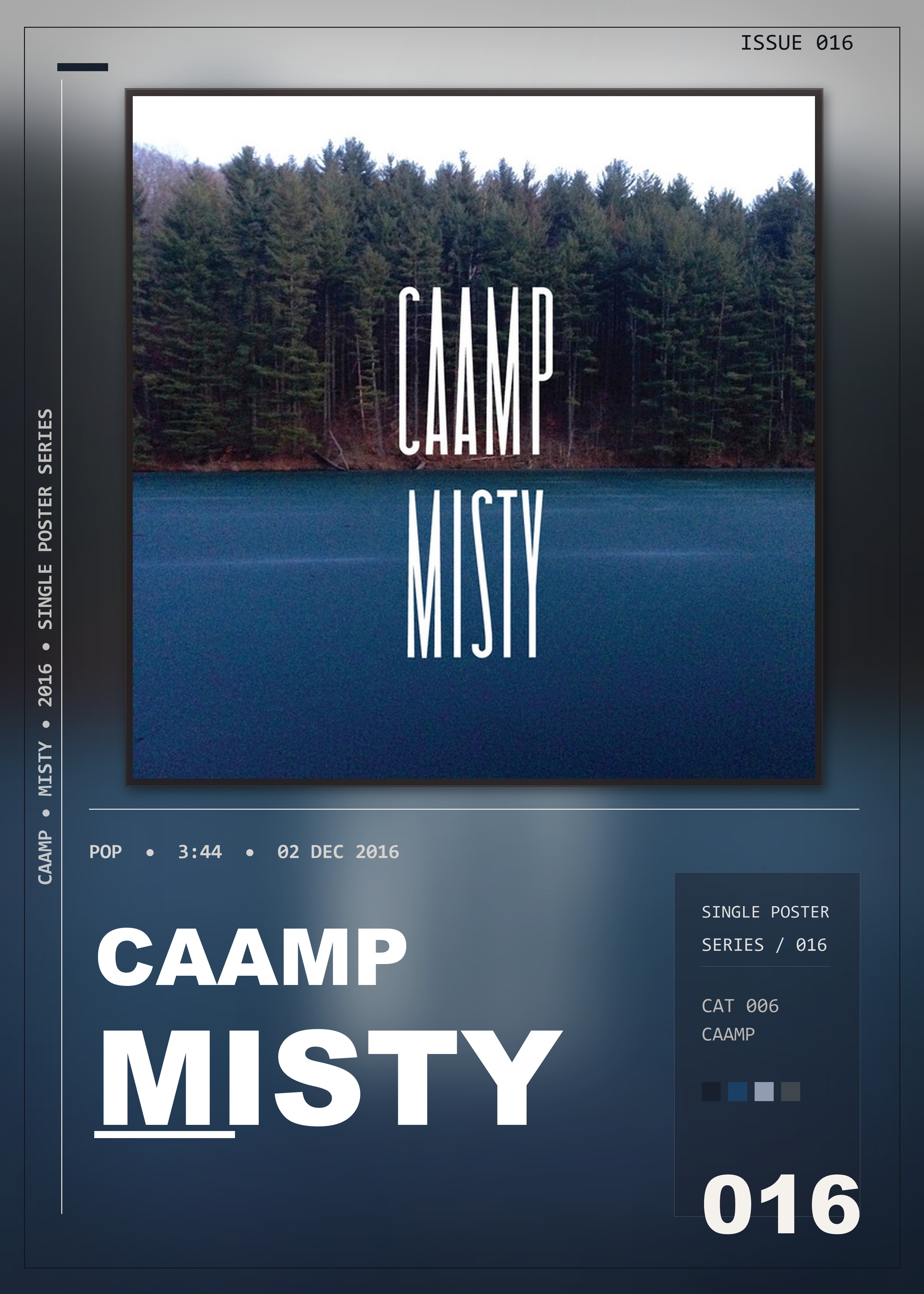 Music poster: Caamp - Misty