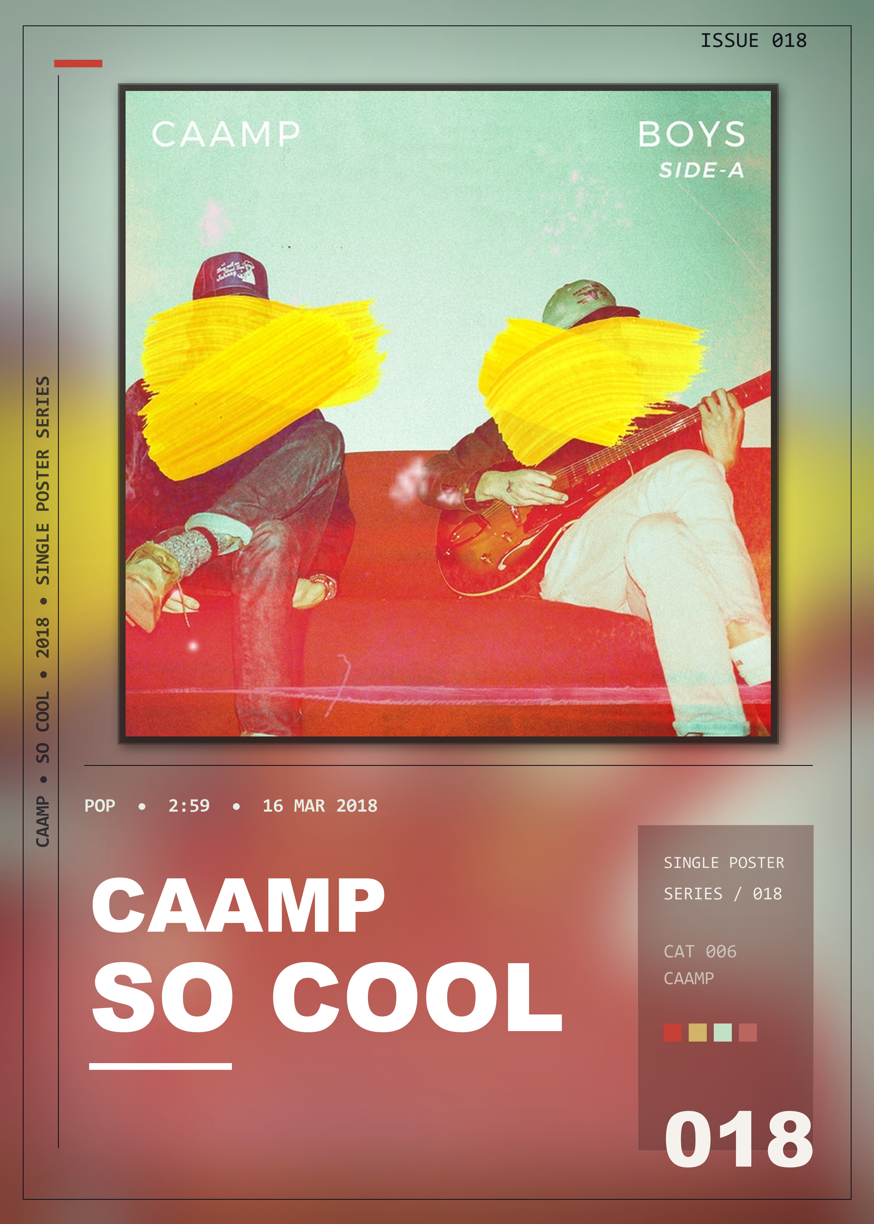 Music poster: Caamp - So Cool
