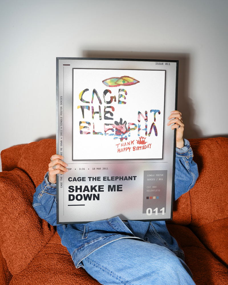 Music poster: Cage The Elephant - Shake Me Down