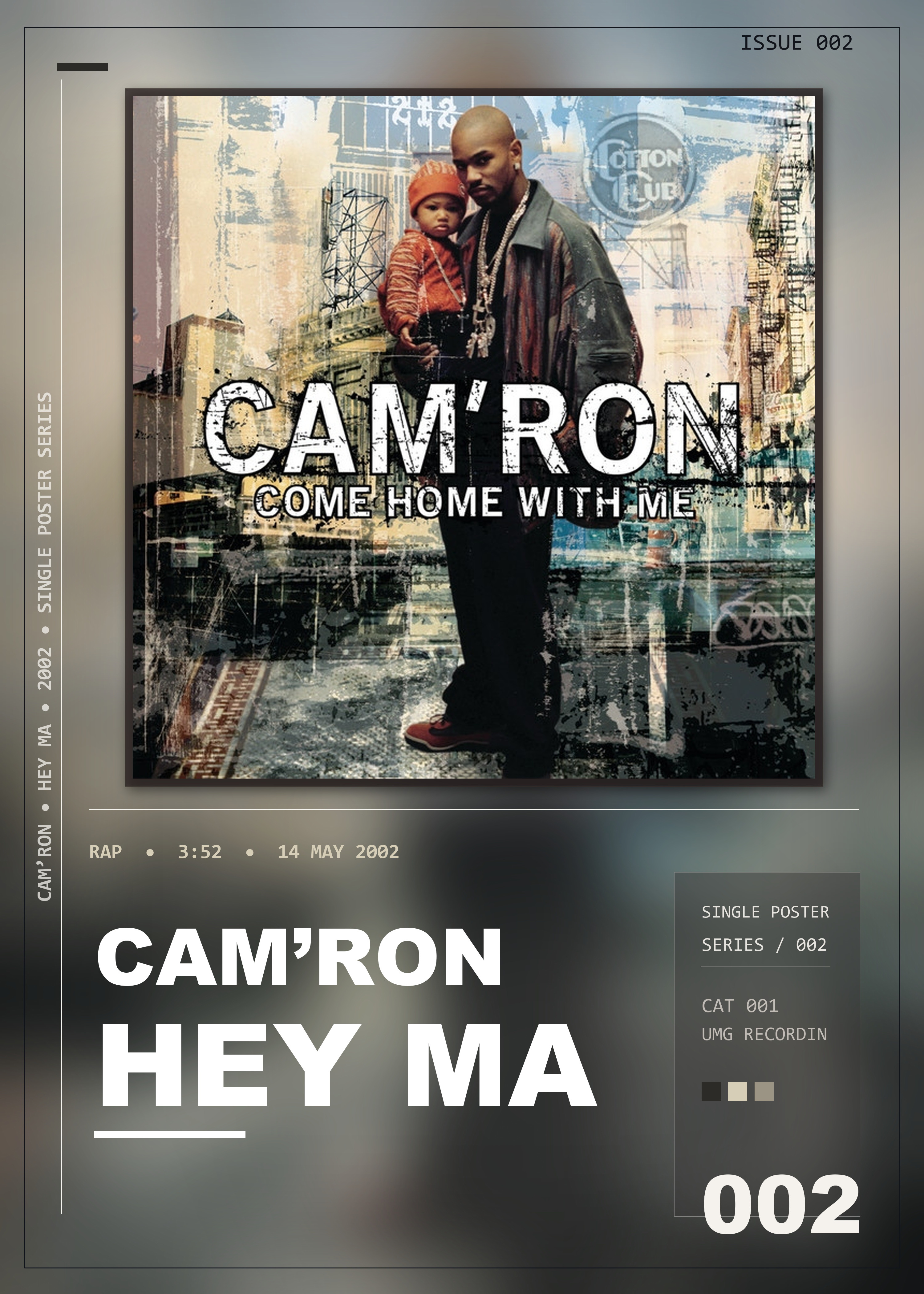 Music poster: Camron - Hey Ma