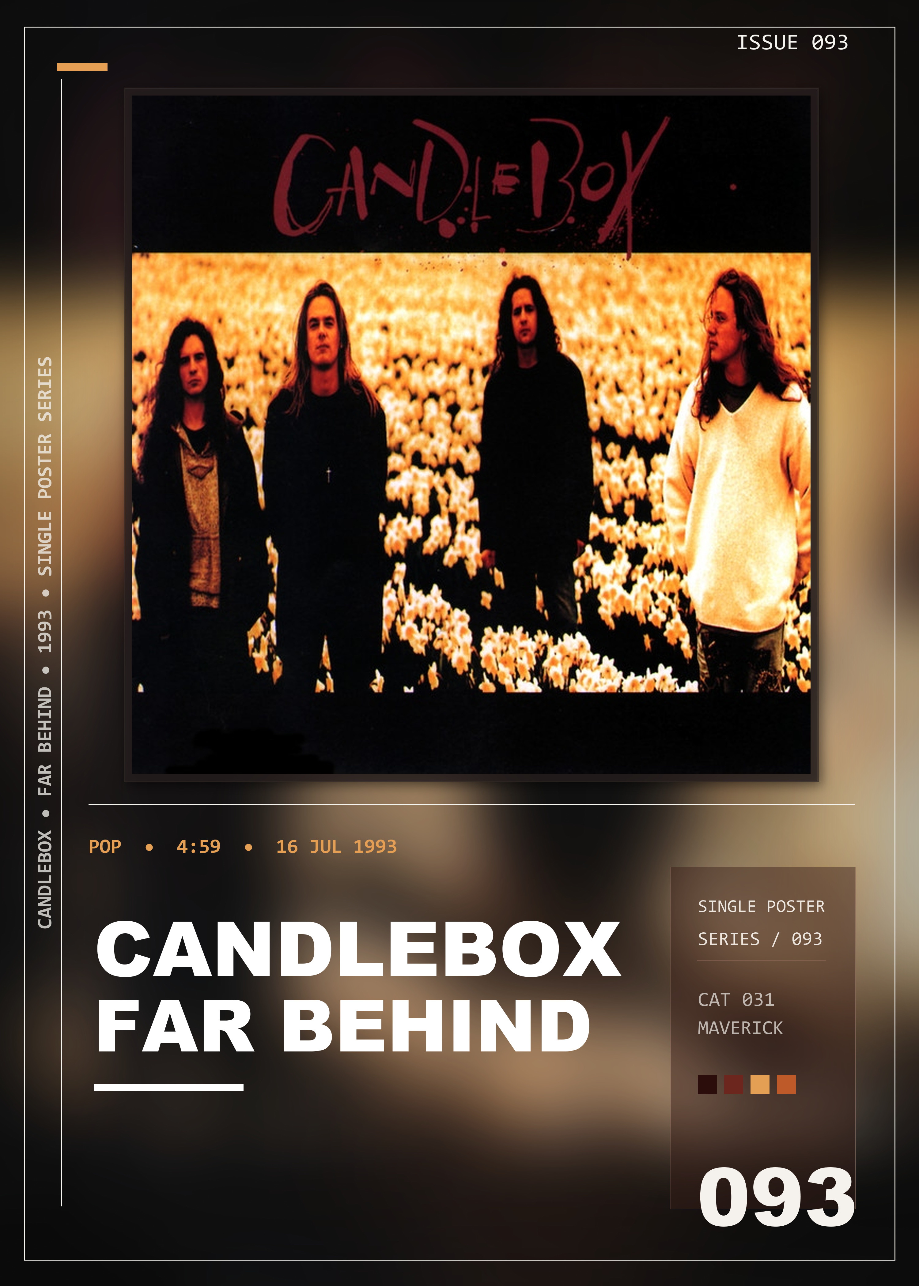 Music poster: Candlebox - Far Behind