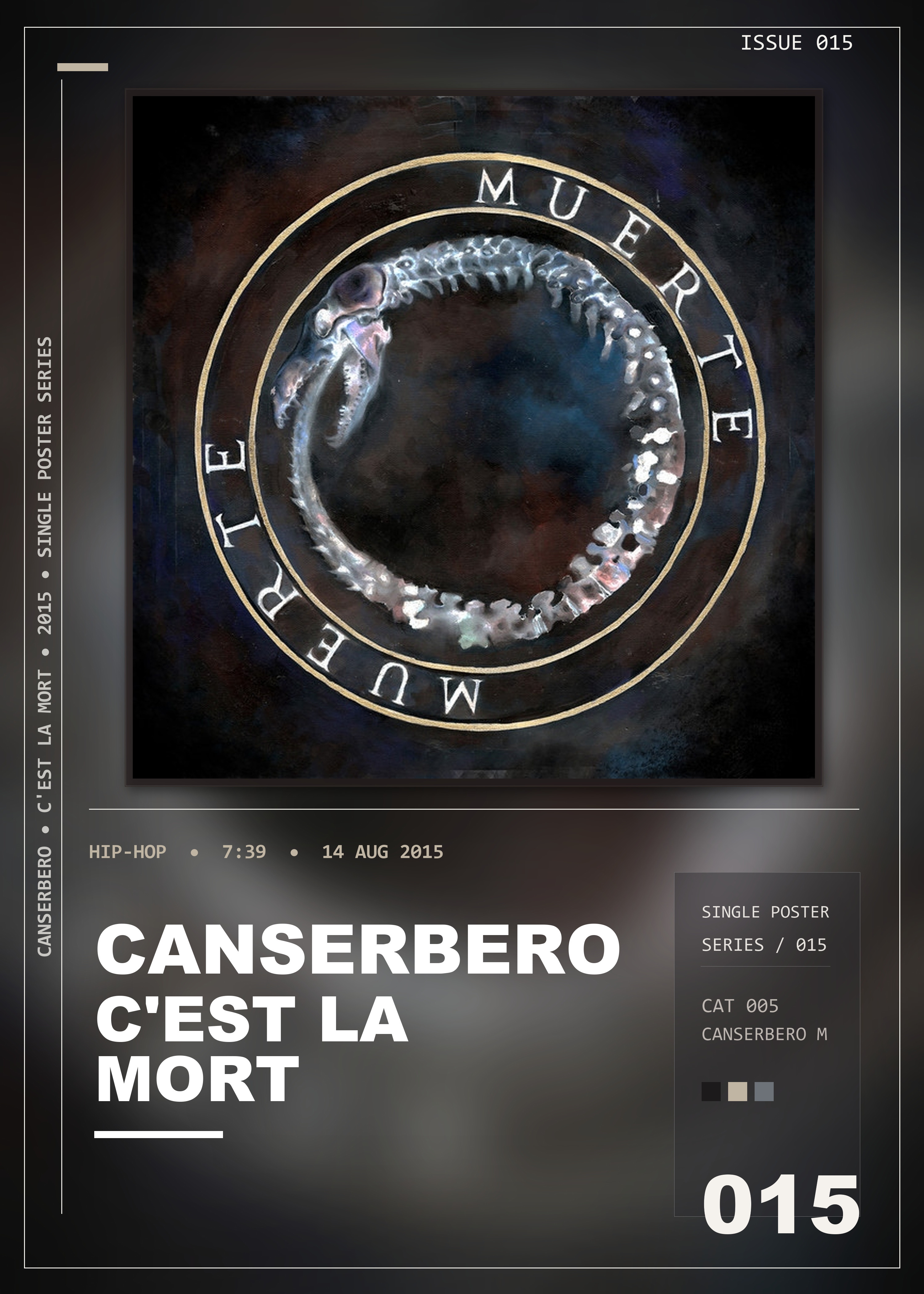 Music poster: Canserbero - Cest La Mort