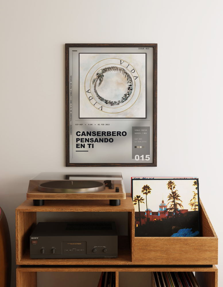 Music poster: Canserbero - Pensando en Ti