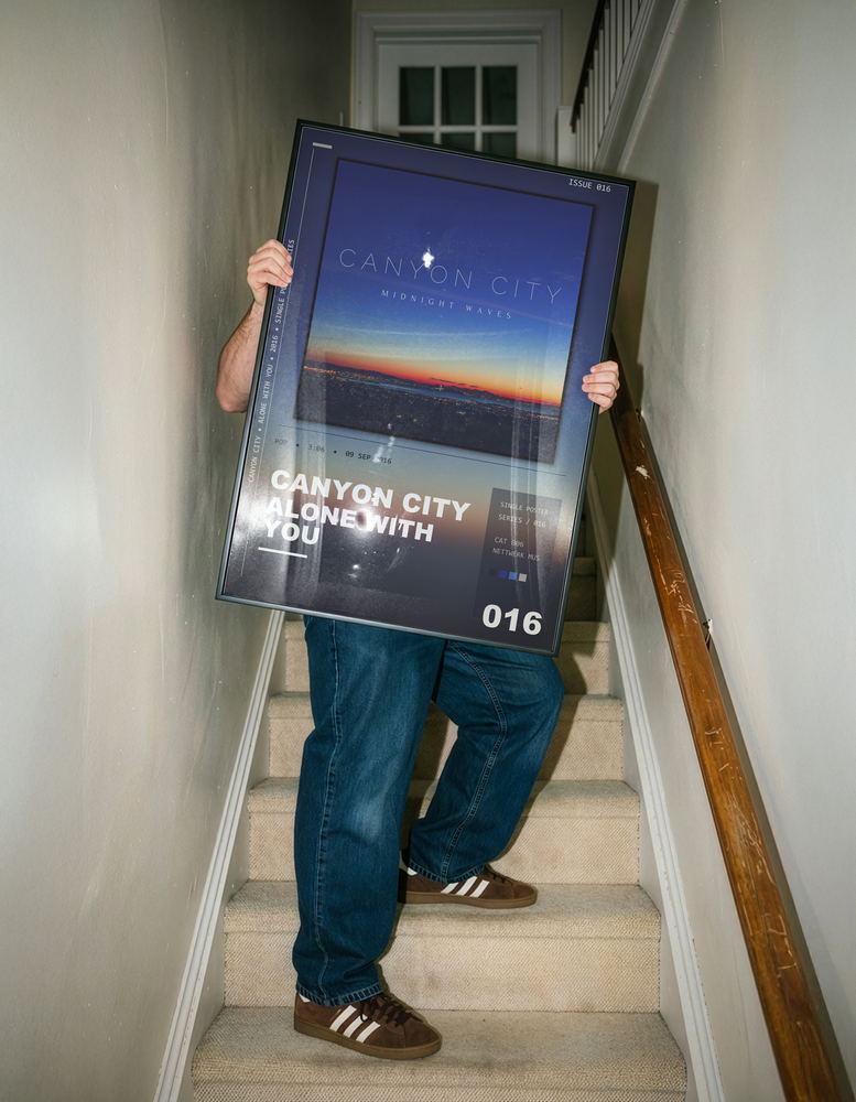 Music poster: Canyon City - Alone With You