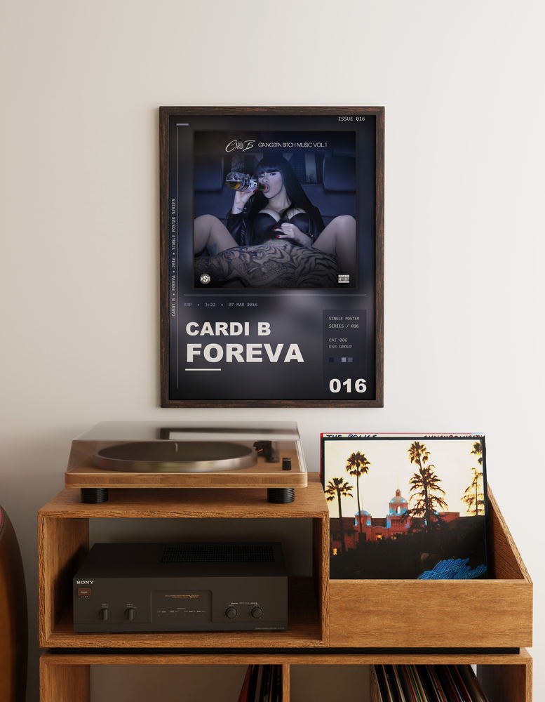 Music poster: Cardi B - Foreva