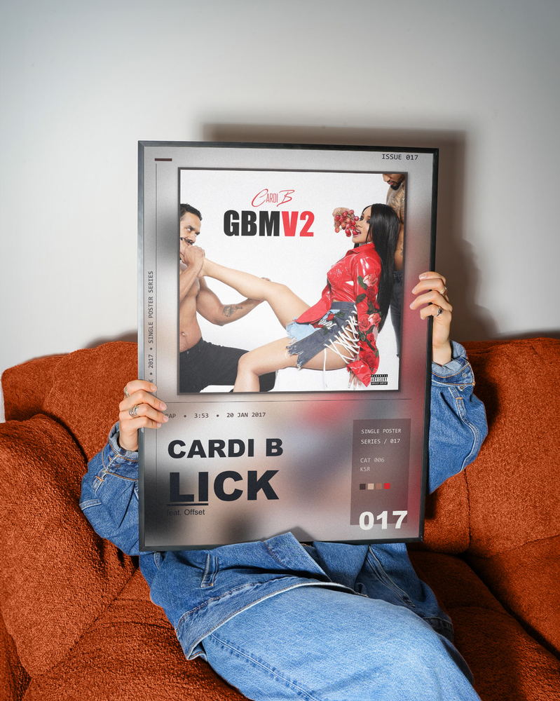 Music poster: Cardi B - Lick feat Offset