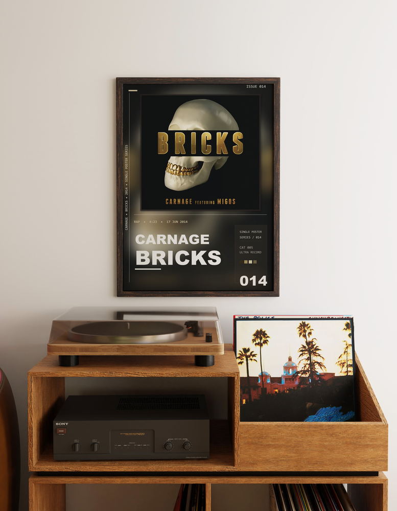 Music poster: Carnage - Bricks