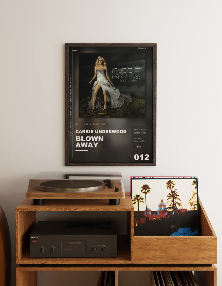 Music poster: Carrie Underwood - Blown Away